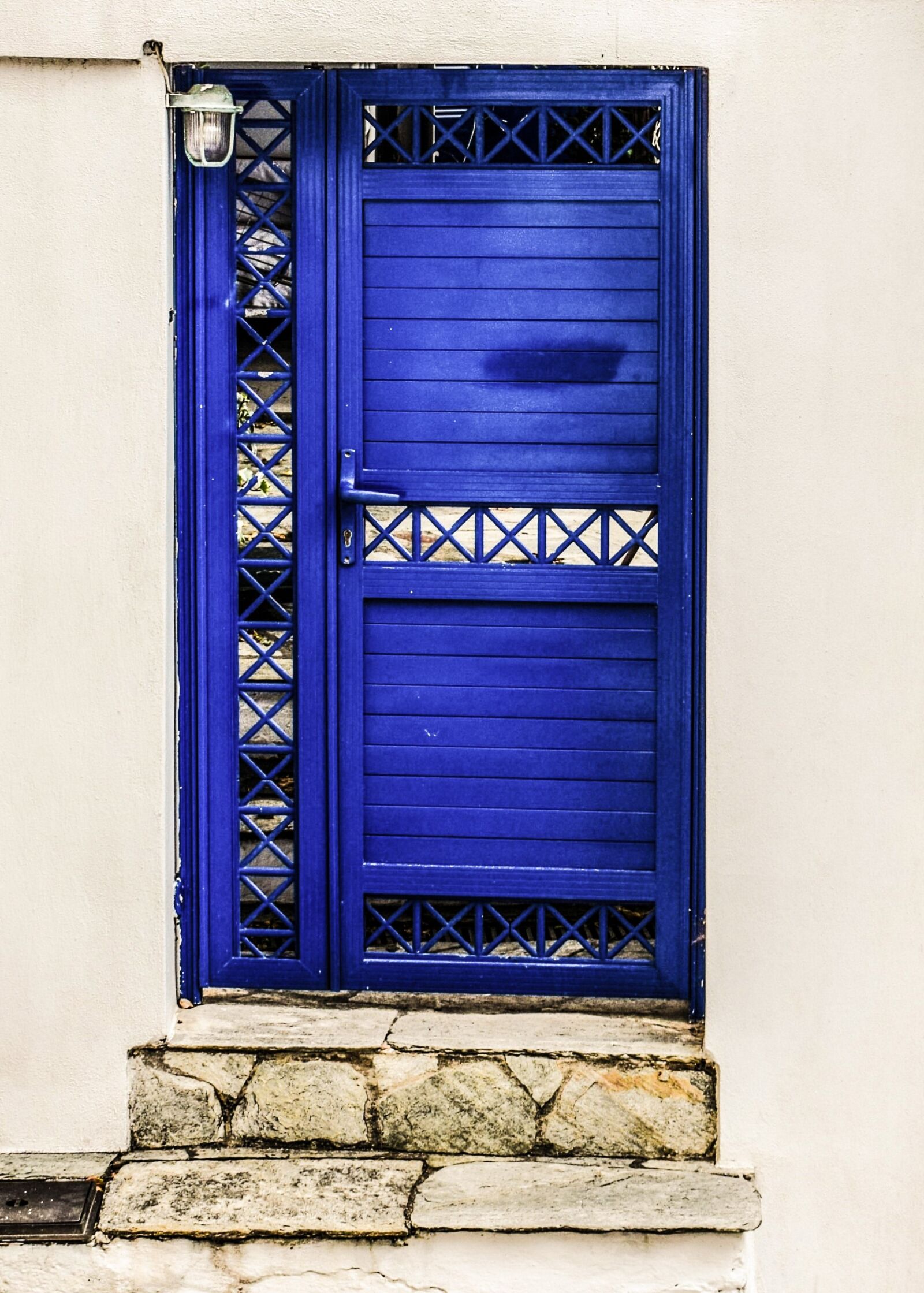 Nikon D3300 sample photo. Door, wooden, blue photography