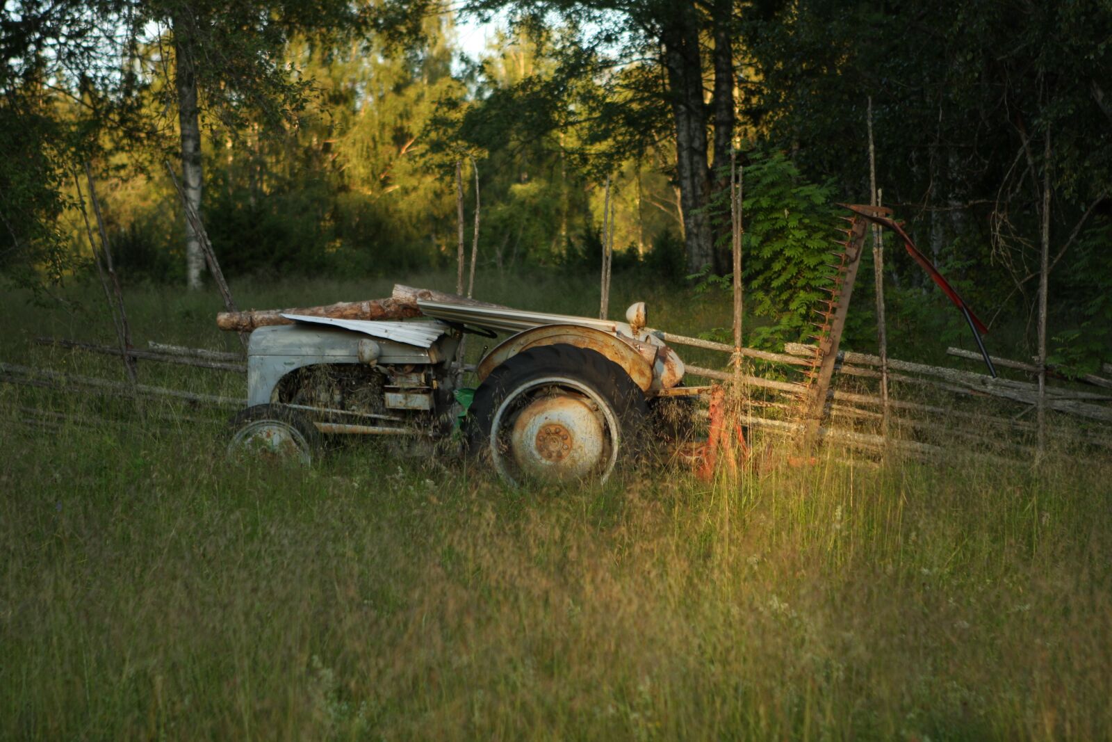 Canon EOS 40D sample photo. Old tractor, tractor, agriculture photography