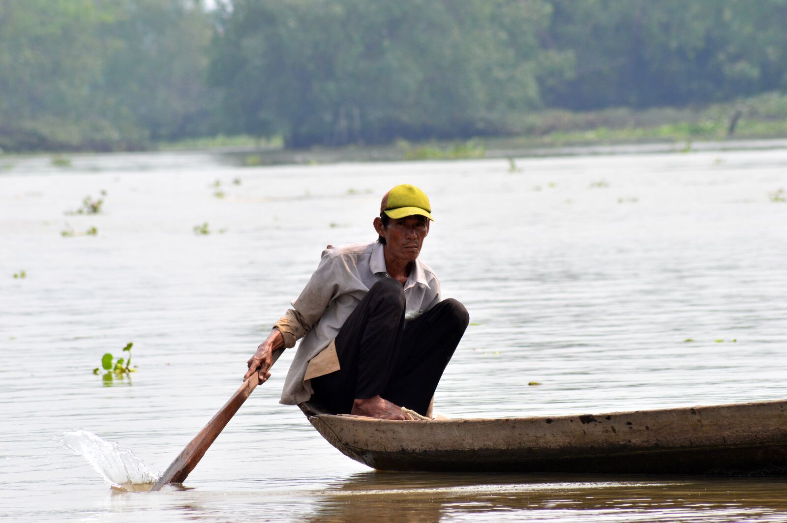 Nikon D3200 sample photo. Traditional, vietnam, fishing photography