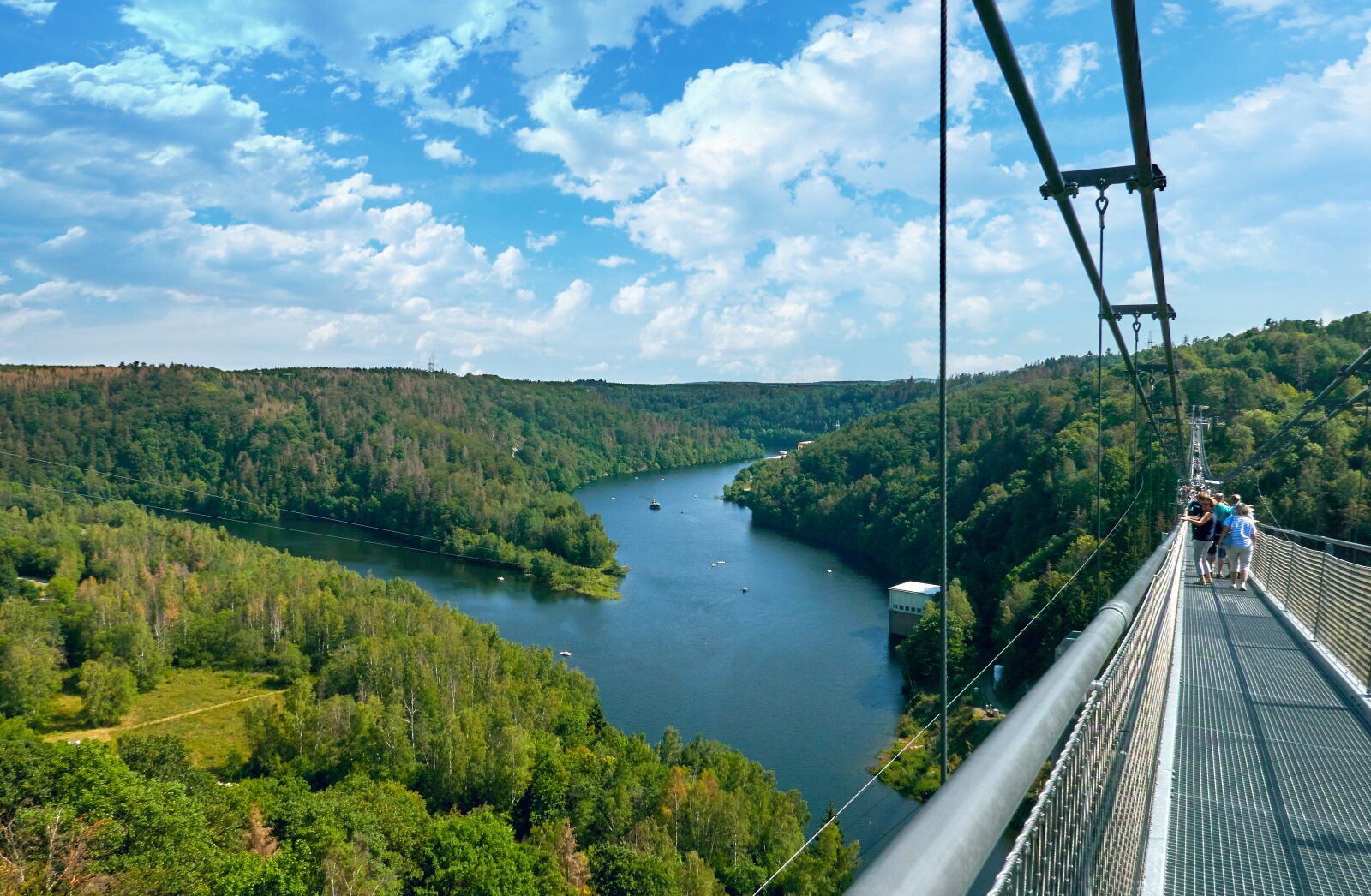 Sony Cyber-shot DSC-RX100 VI sample photo. Suspension bridge, rappbodetalsperre, high photography