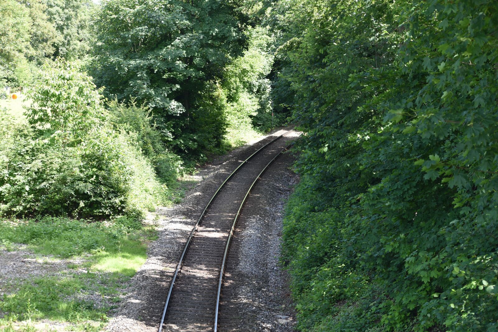 Nikon D3500 sample photo. Railway tracks, railway rails photography