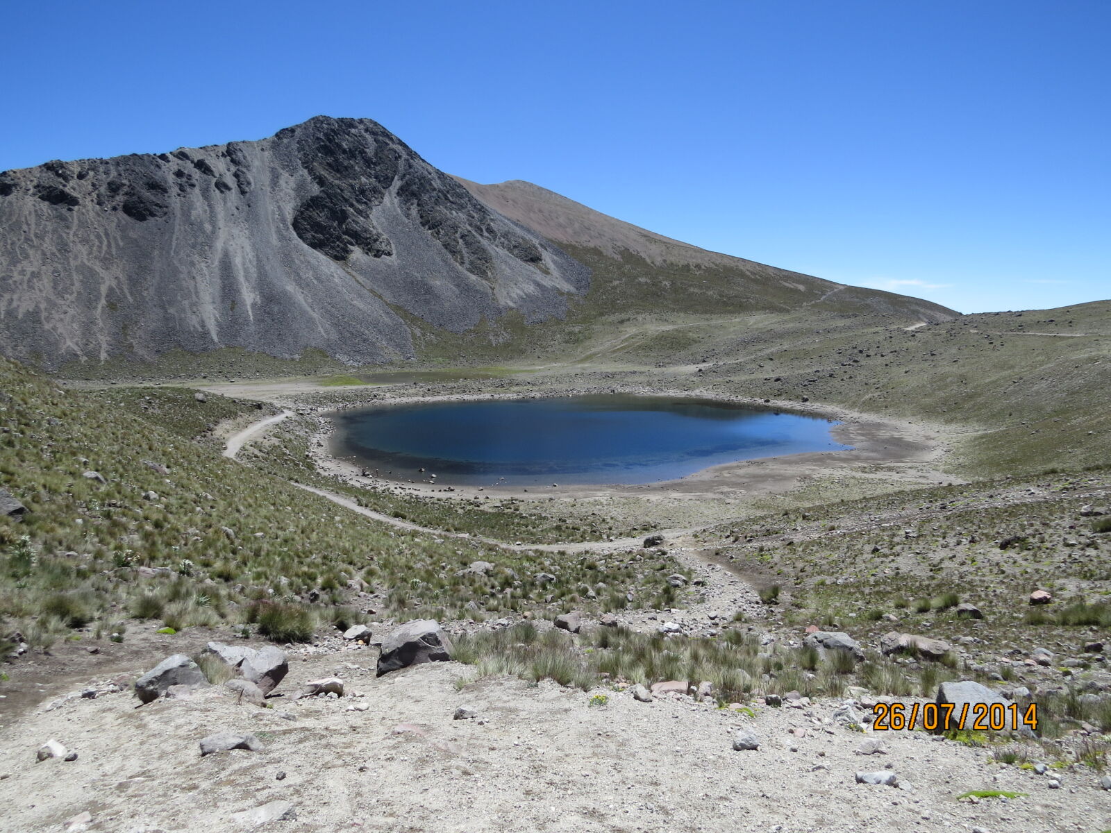 Canon PowerShot SX50 HS sample photo. Crater, lake, landscape, mexico photography