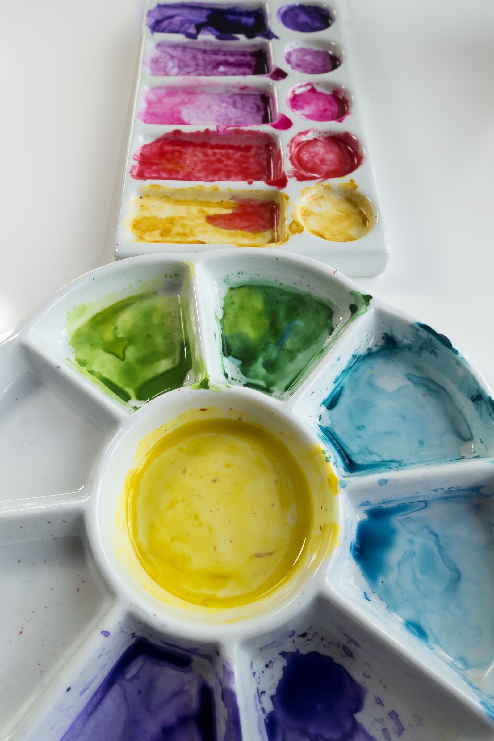 Sony Cyber-shot DSC-RX100 III sample photo. Watercolor, porcelain palette, background photography
