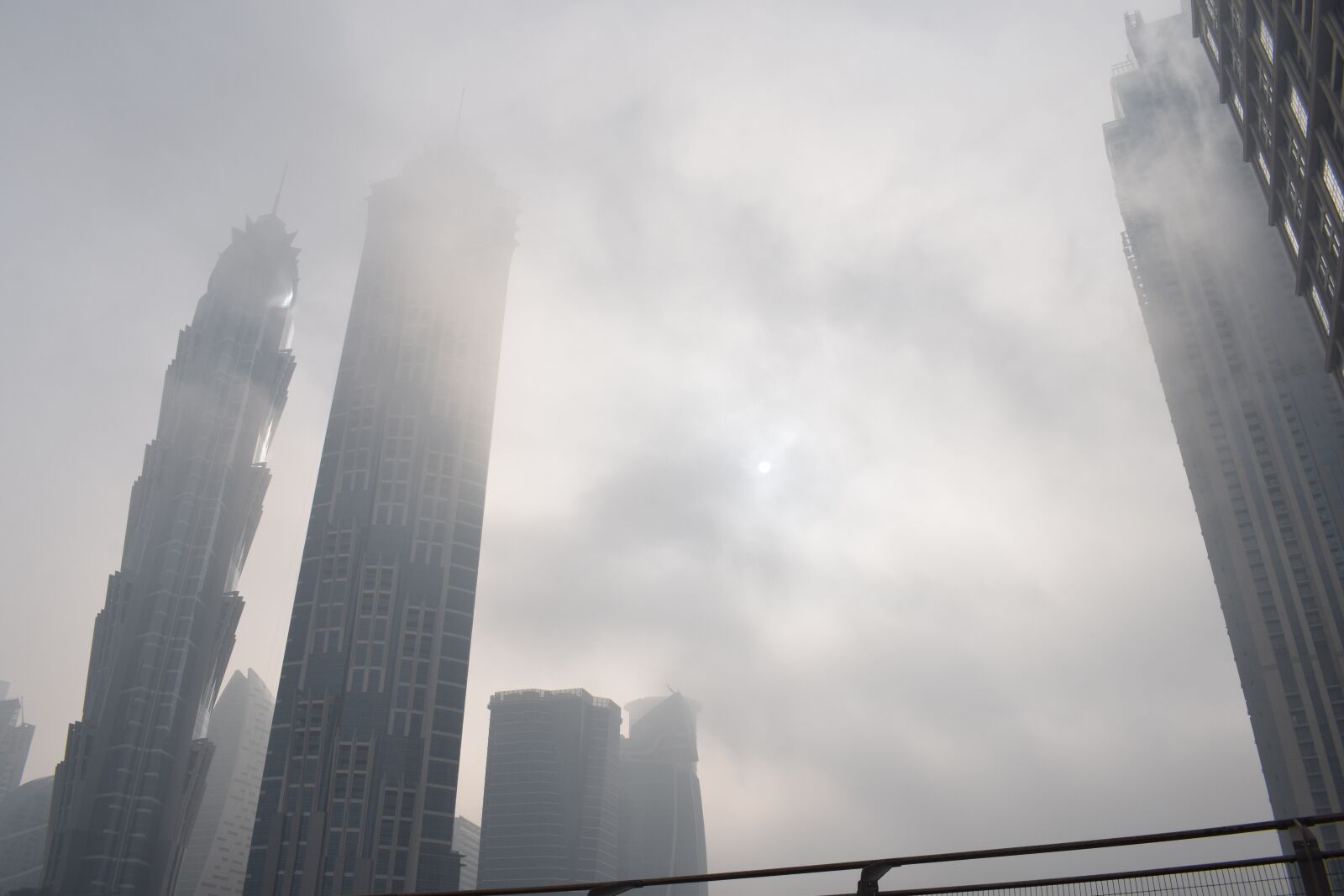 Nikon D5300 sample photo. Foggy weather, city weather photography