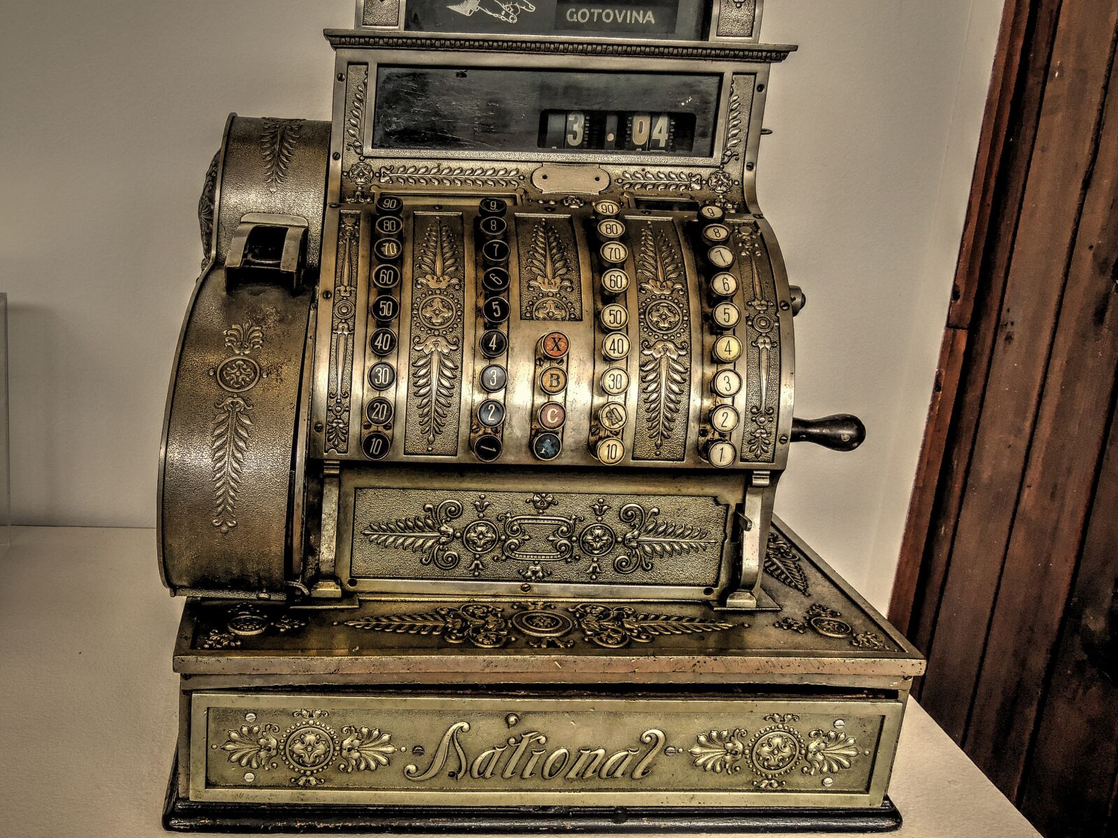 Nikon Coolpix P510 sample photo. Checkout, cash register, national photography