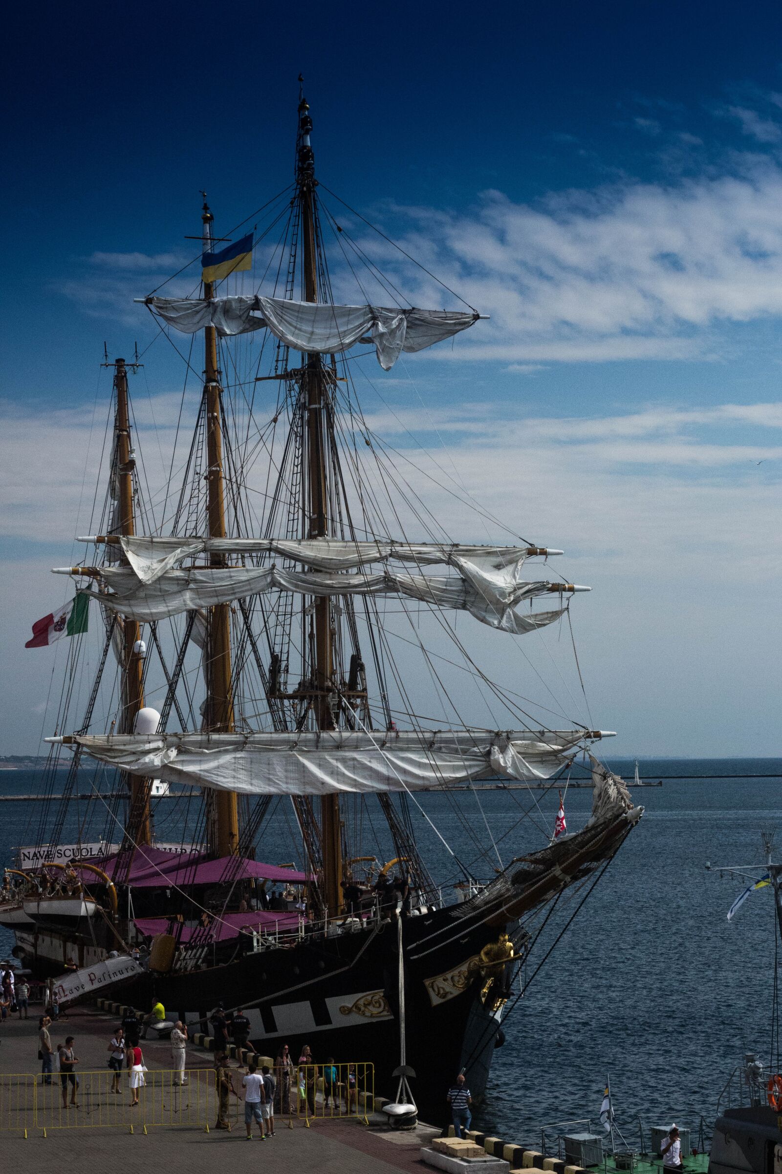 Canon EF 85mm F1.8 USM sample photo. Tall ship, navy, nautical photography