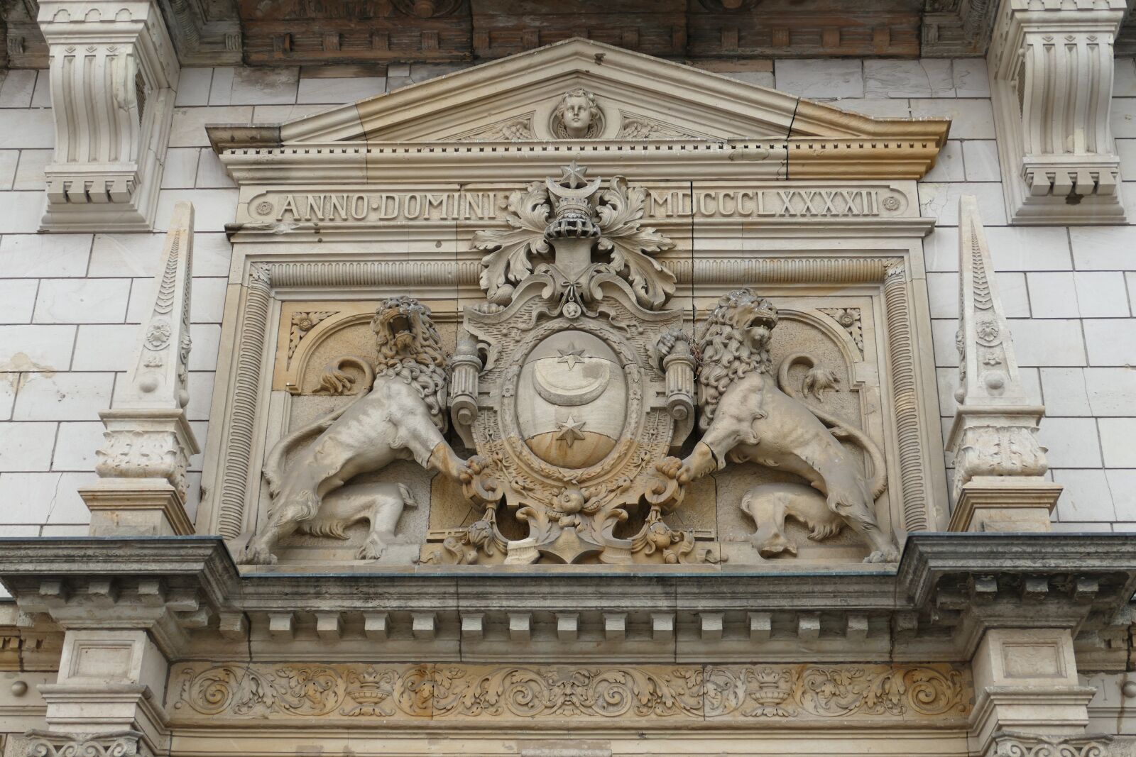 Panasonic Lumix DMC-FZ1000 sample photo. Coat of arms, lion photography