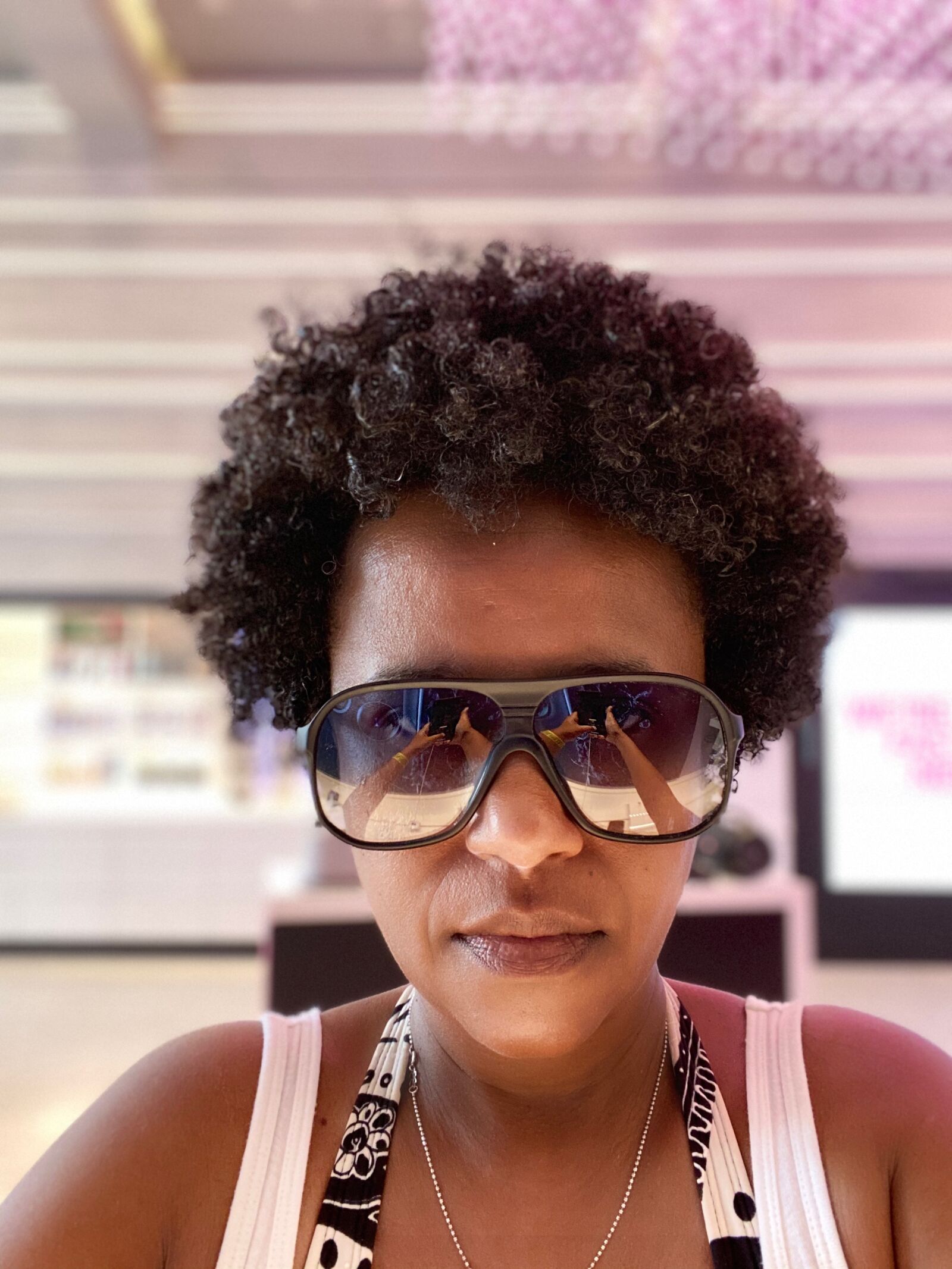 Apple iPhone 11 Pro Max sample photo. Woman, sun glass, fashion photography