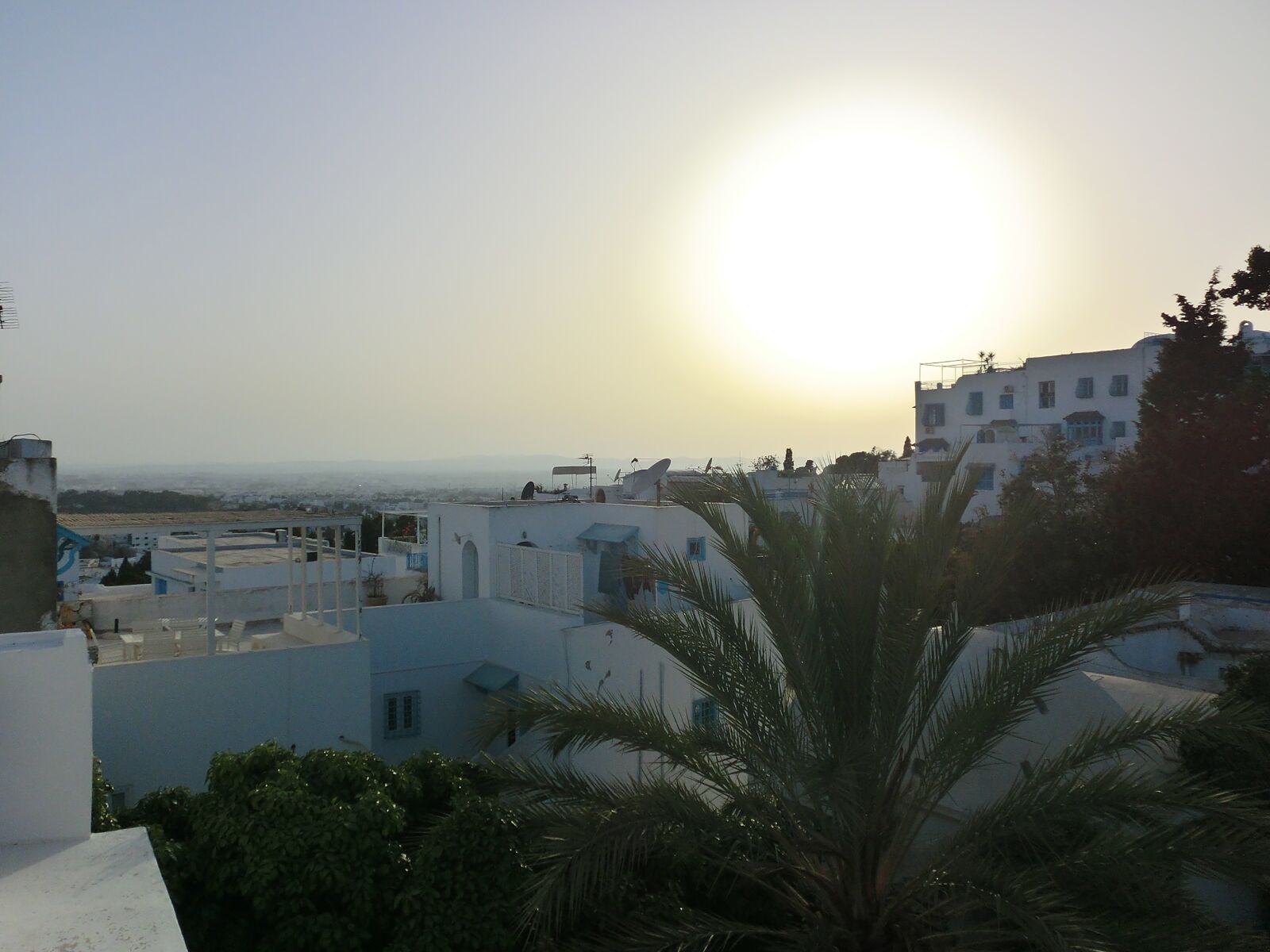 CASIO EX-ZR10 sample photo. Sunset, tunis, sidi bou photography