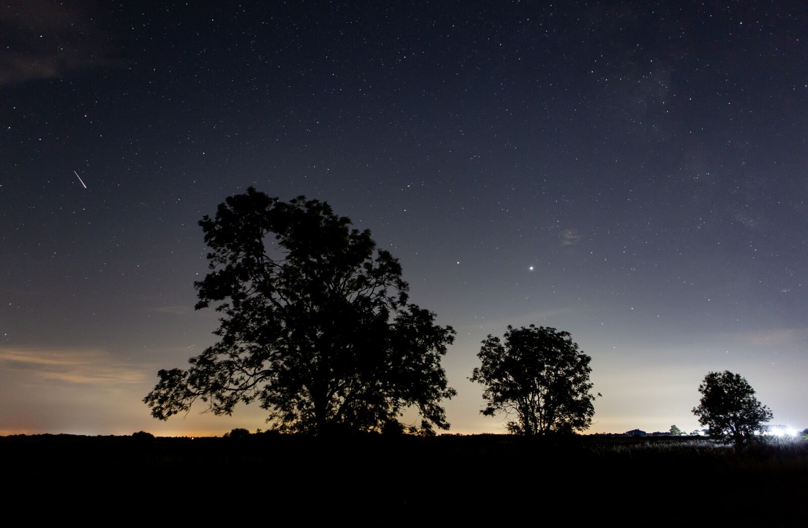 Canon EF 24-70mm F2.8L USM sample photo. Shooting star, night sky photography