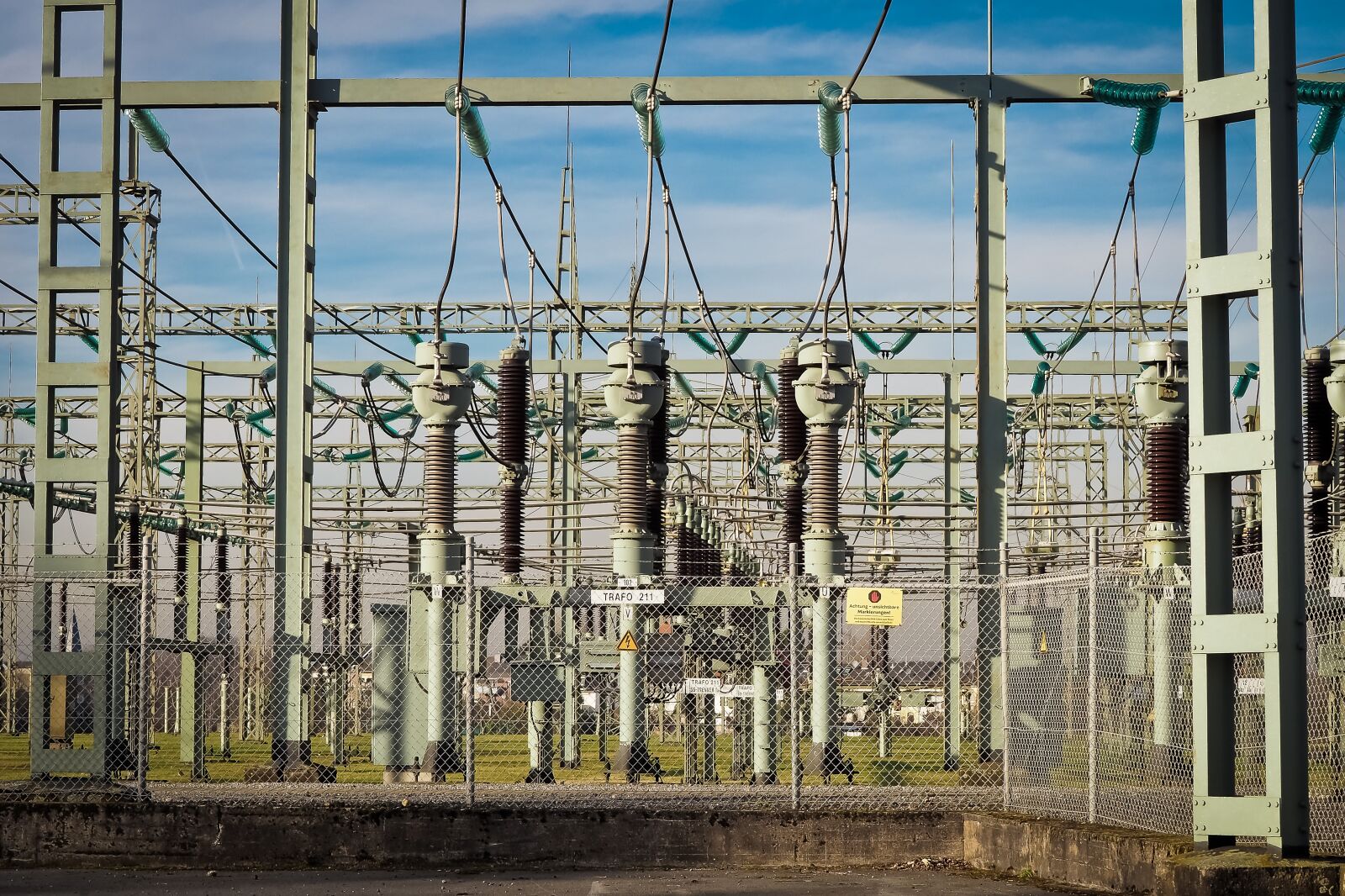 Olympus OM-D E-M10 sample photo. Current, substation, electricity photography