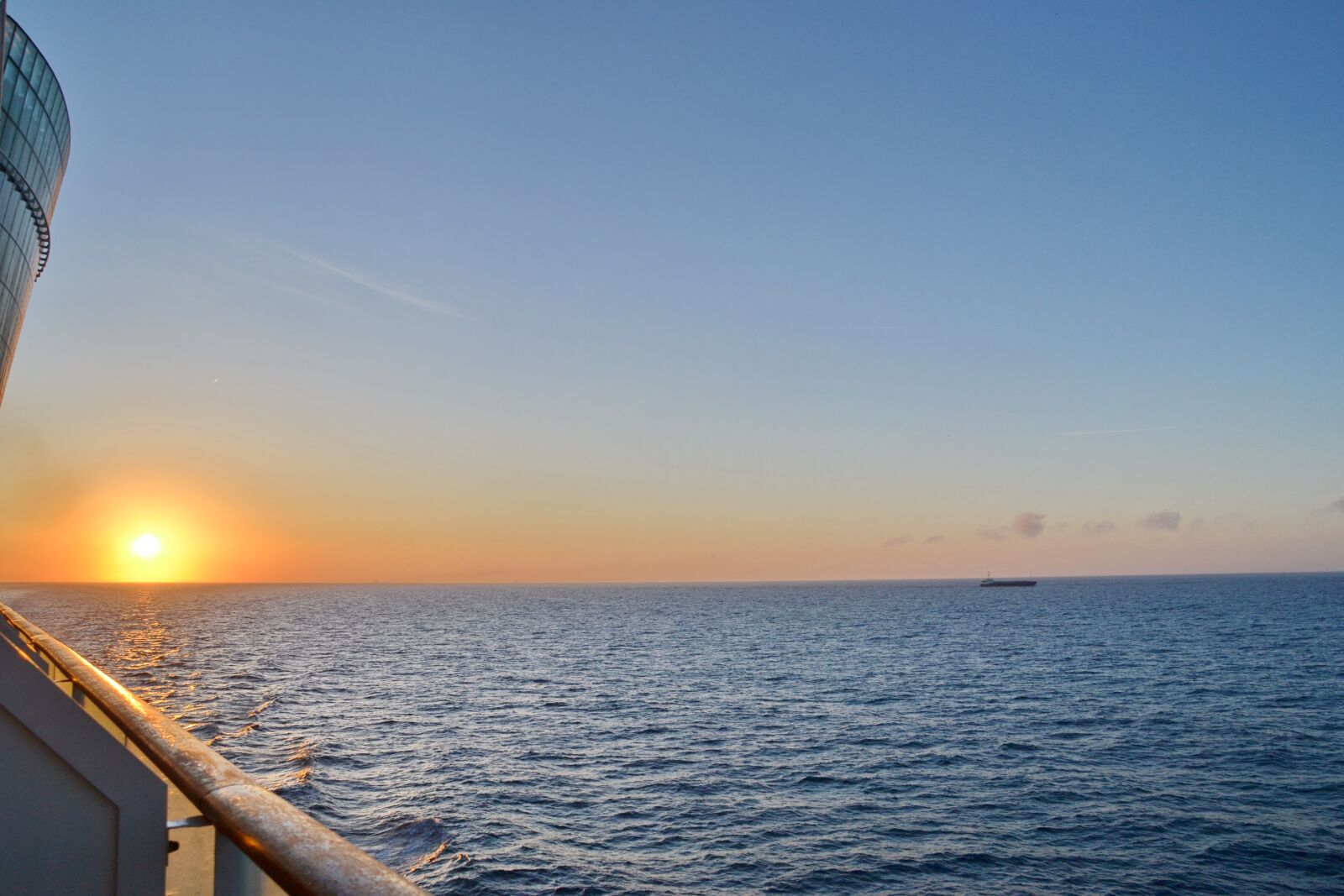 Nikon D3100 sample photo. Sunset, ship travel, aida photography