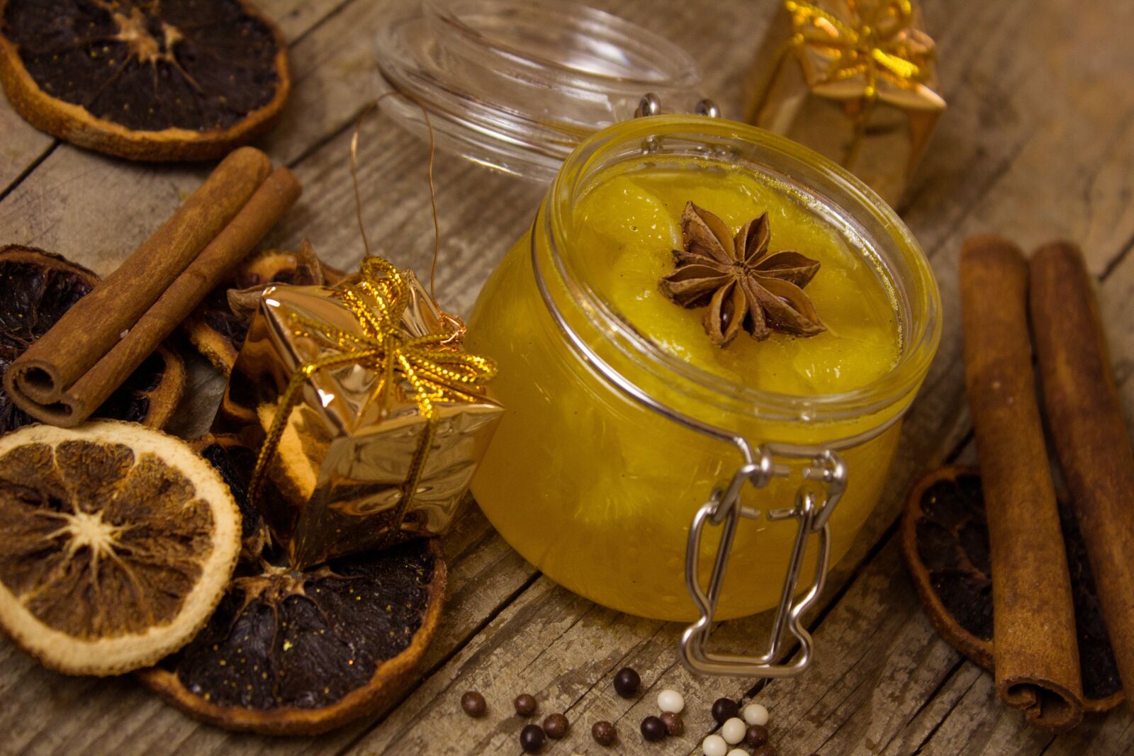 Canon EOS 600D (Rebel EOS T3i / EOS Kiss X5) sample photo. Orange, jam, cinnamon photography