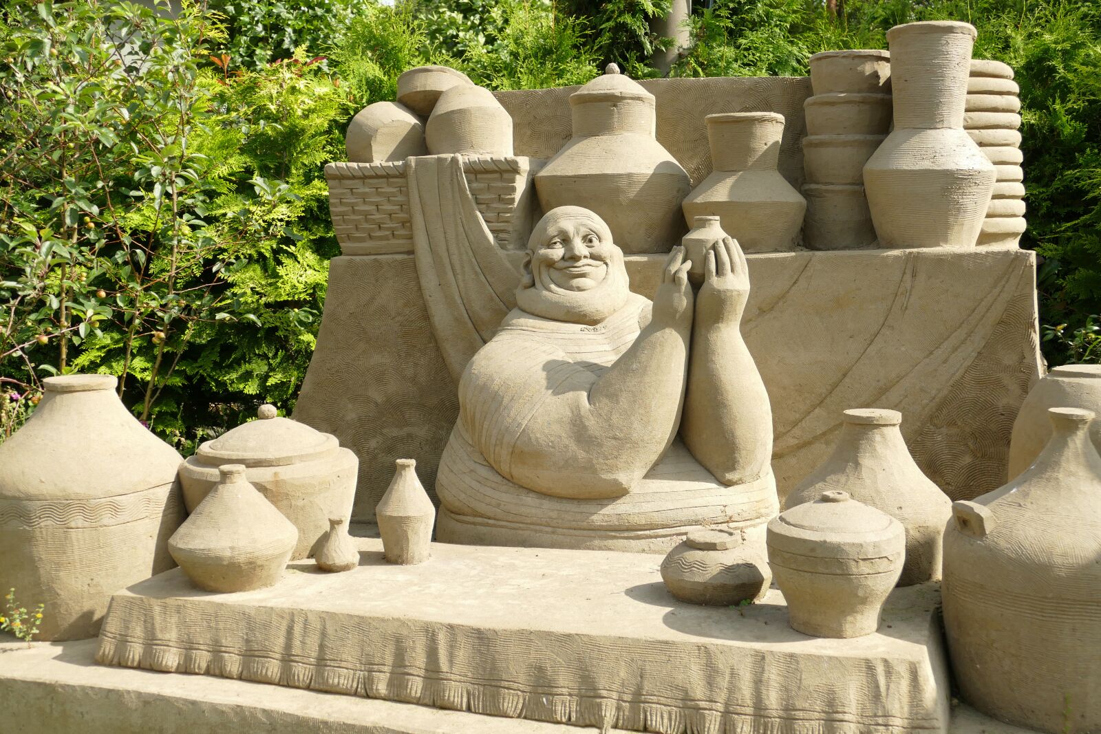Panasonic Lumix DMC-FZ1000 sample photo. Sand sculpture, sand, sculpture photography
