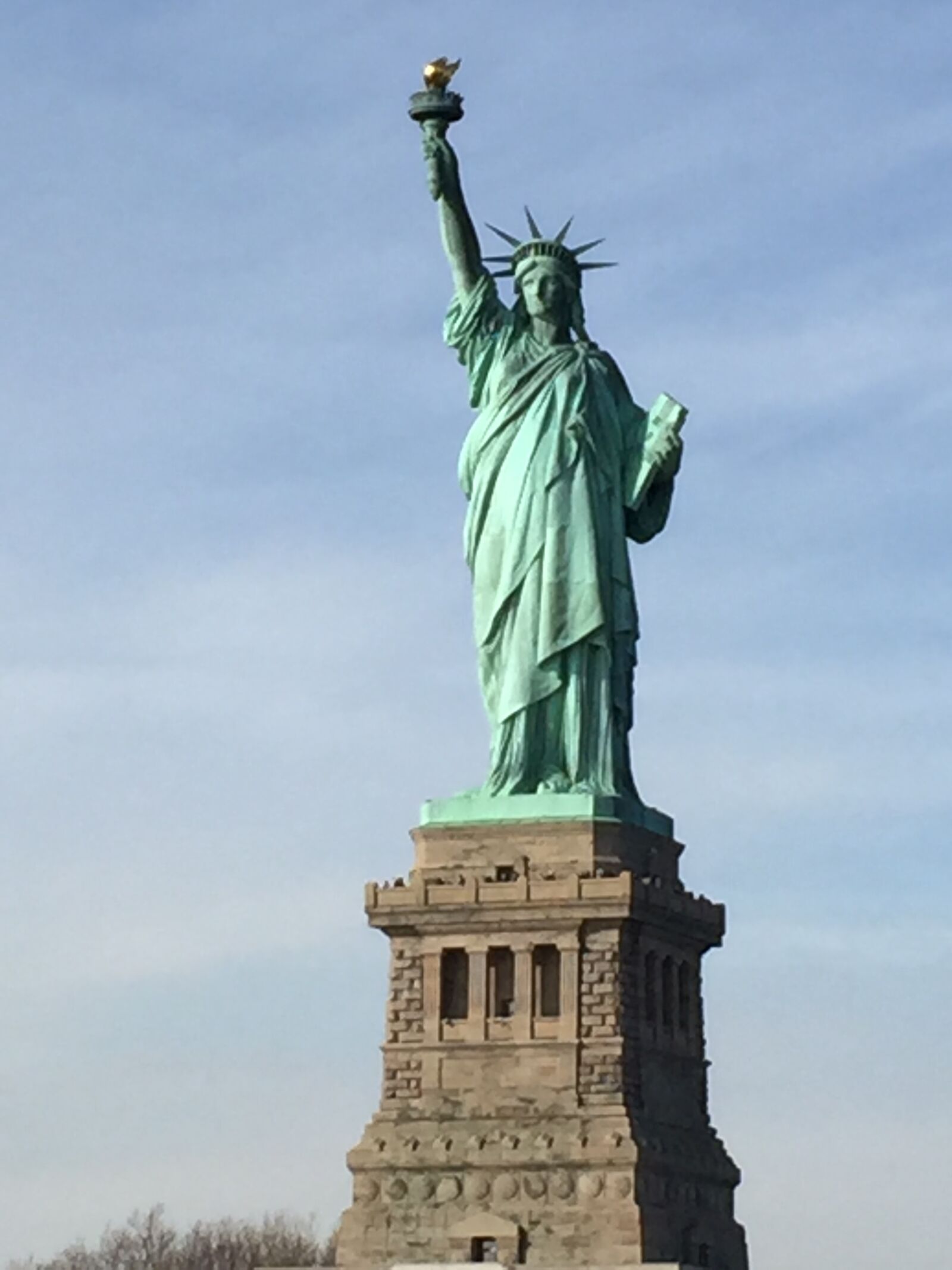 iPhone 6 Plus back camera 4.15mm f/2.2 sample photo. Ellis, island, lady, liberty photography
