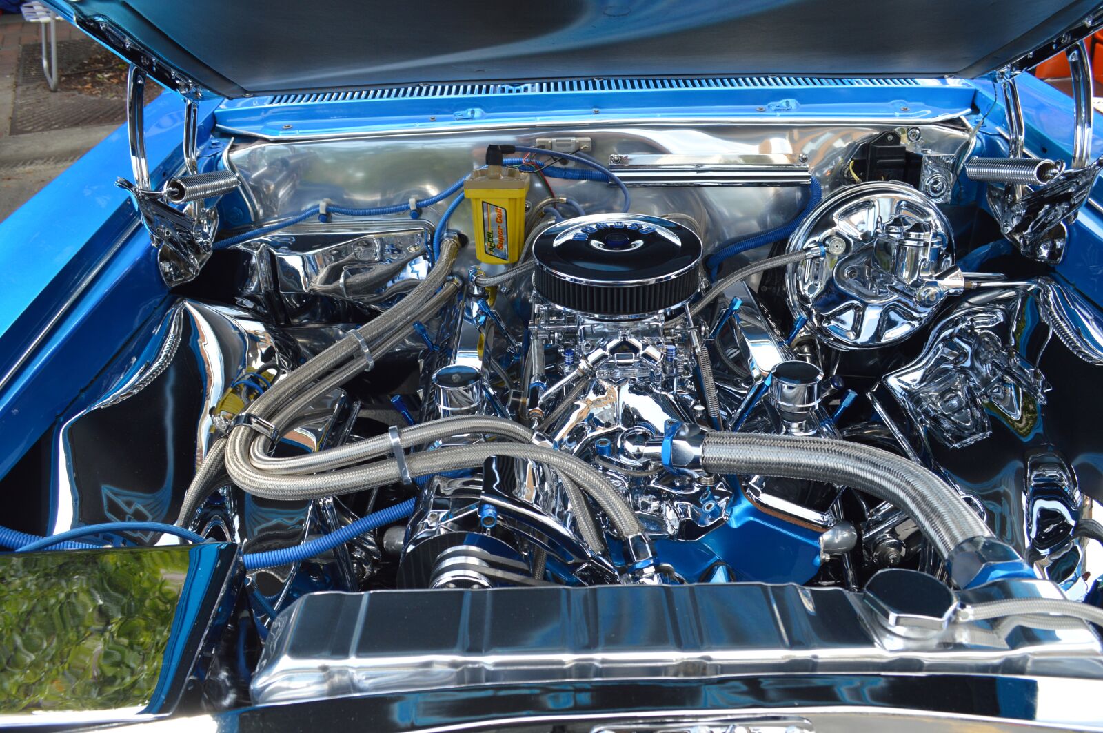 Nikon D3200 sample photo. Engine, race car, chrome photography