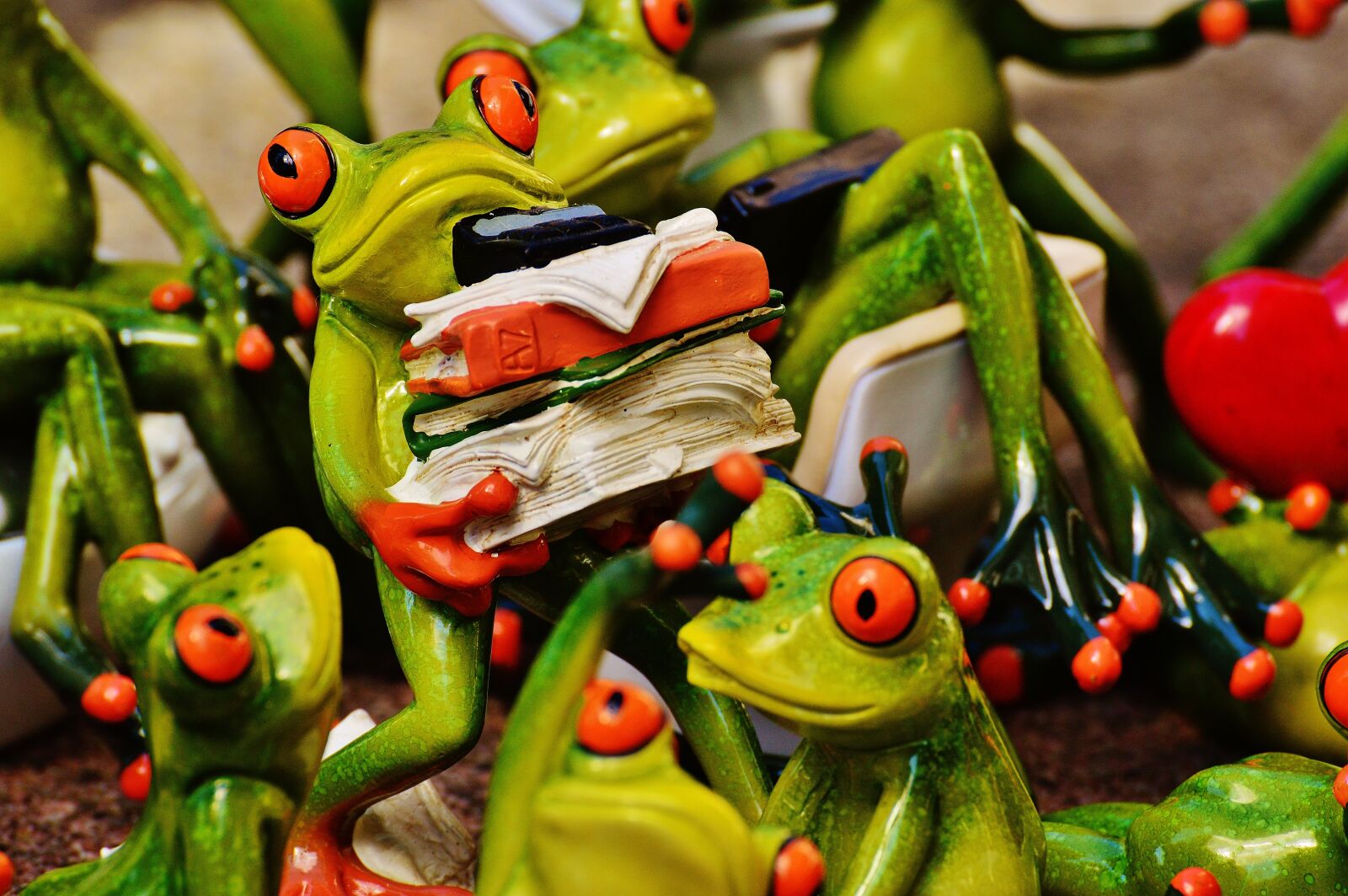Nikon D3200 sample photo. Frogs, many, group photography