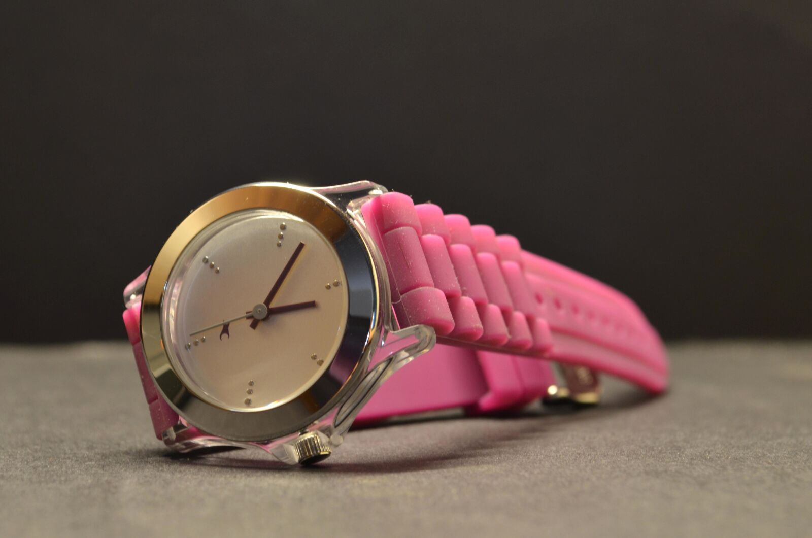 Nikon D5100 sample photo. Wristwatch, modern, fashion, red photography