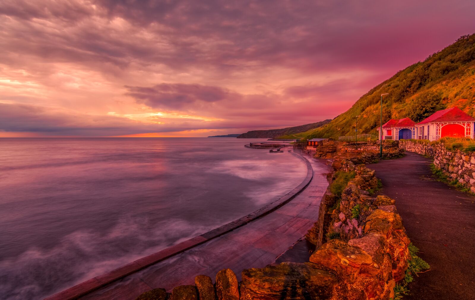 Tokina AT-X Pro 11-16mm F2.8 DX II sample photo. Scarborough, sunrise, seascape photography