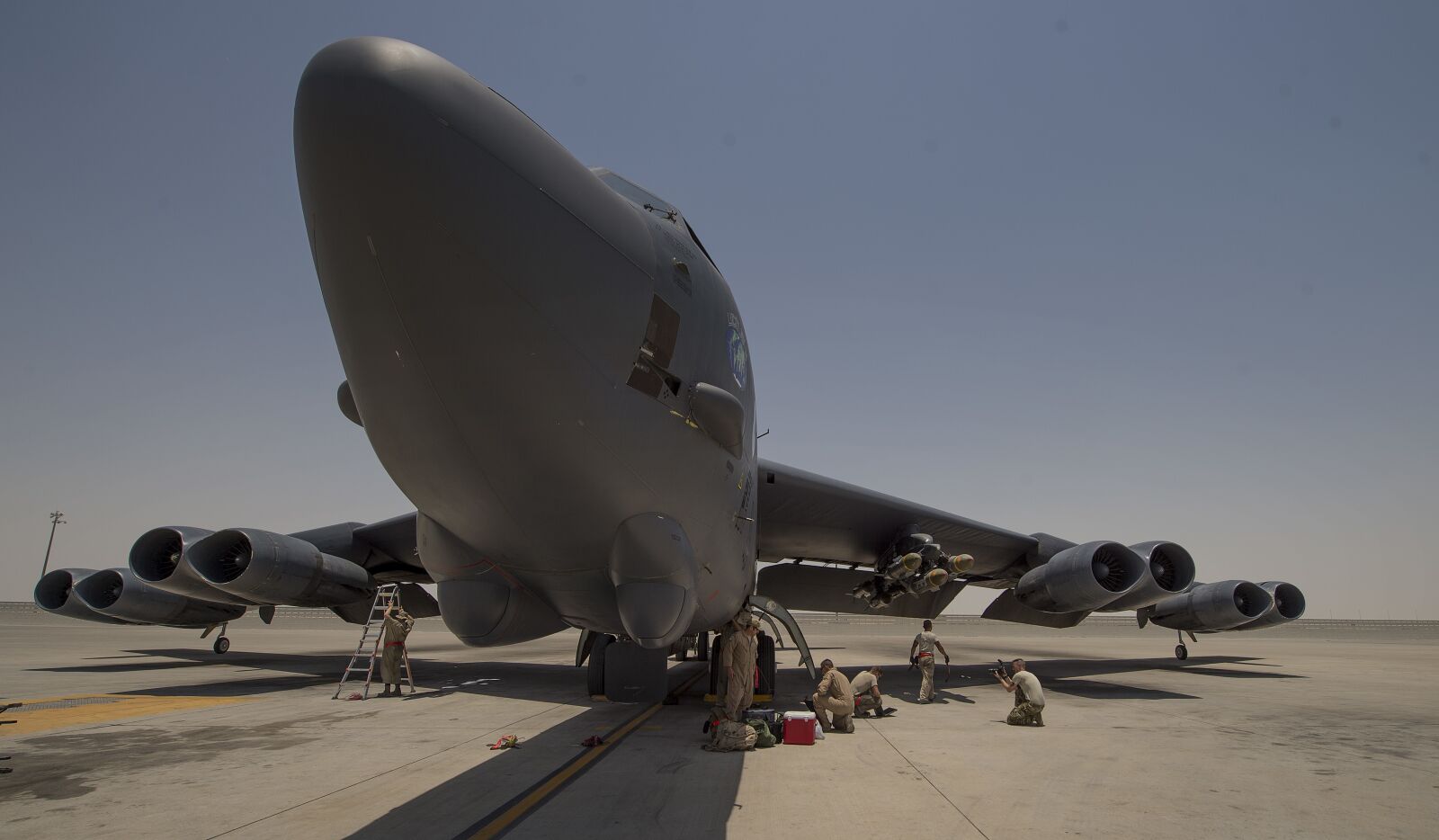Nikon D4S sample photo. B-52 stratofortress, 23rd expeditionary photography
