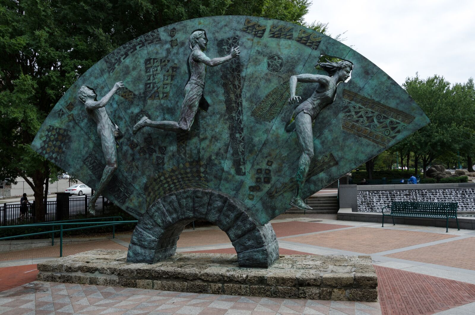 Nikon D5100 sample photo. Centennial olympic park, usa photography