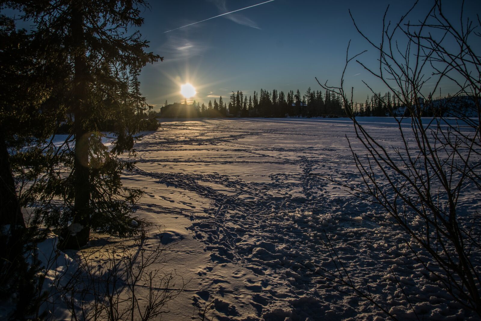Nikon D5300 sample photo. Lake, winter, frozen photography