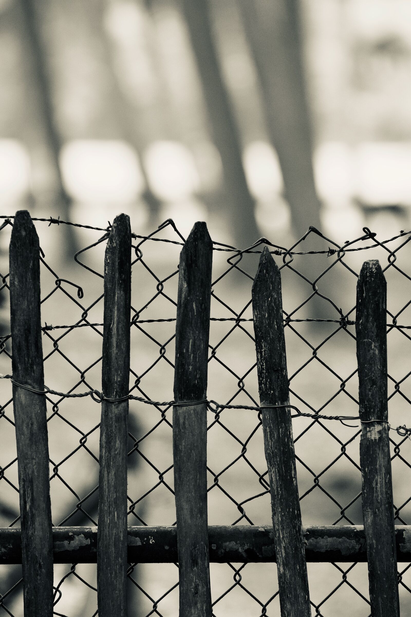 Canon EOS 30D sample photo. Fence, barbed wire, prison photography