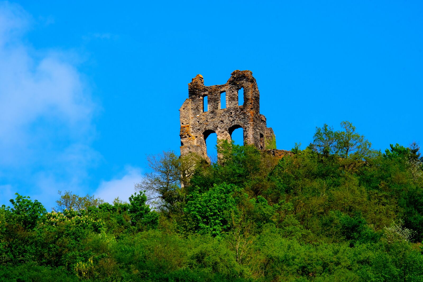 Fujifilm X-T20 sample photo. Burgruine, tower, ruin photography