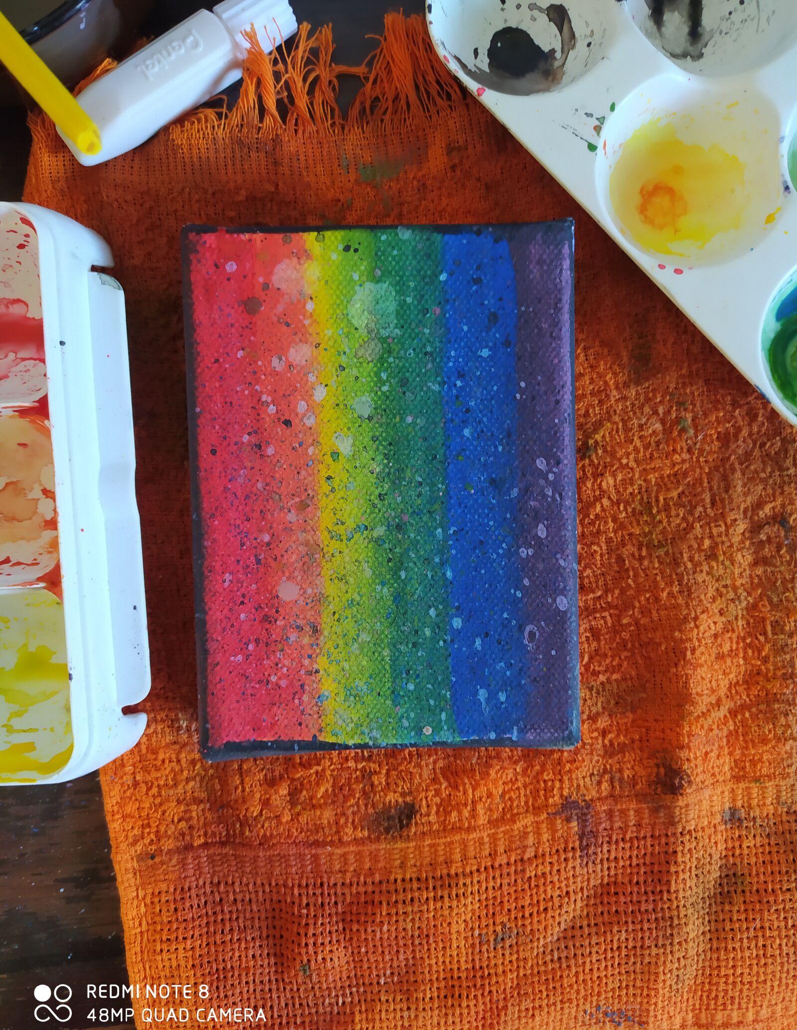 Xiaomi Redmi Note 8 sample photo. Rainbow, the flag of photography