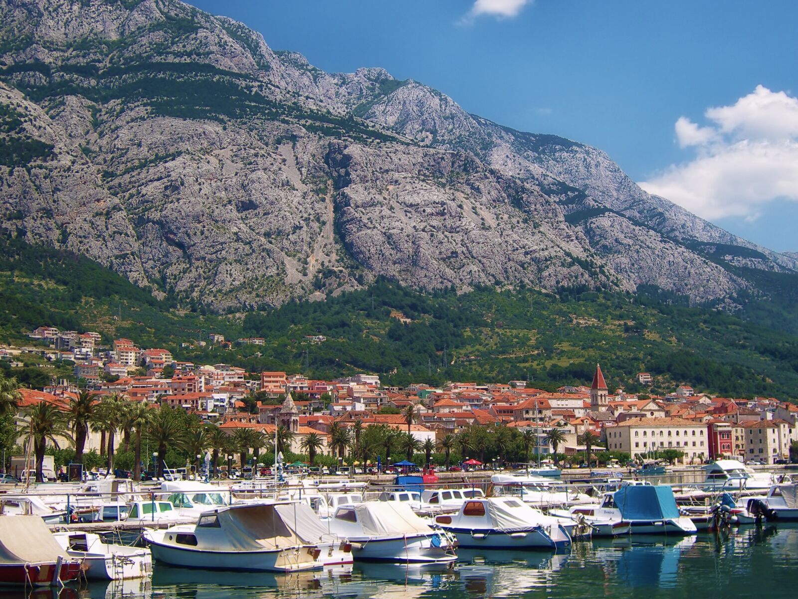 Samsung NV8 , VLUU NV8 sample photo. Croatia, mountains, sea photography