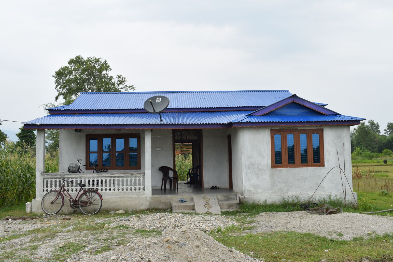 Nikon D5300 sample photo. Nepali village houses, house photography