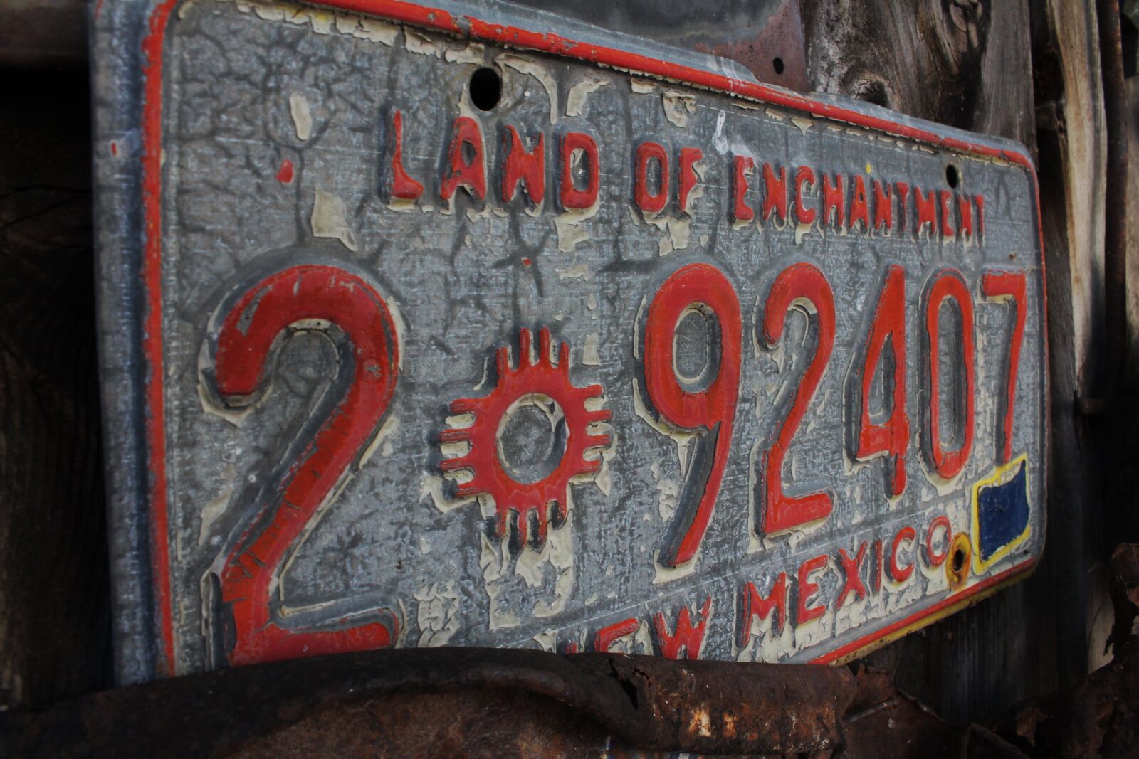 Canon EOS 1100D (EOS Rebel T3 / EOS Kiss X50) sample photo. License plate, new mexico photography