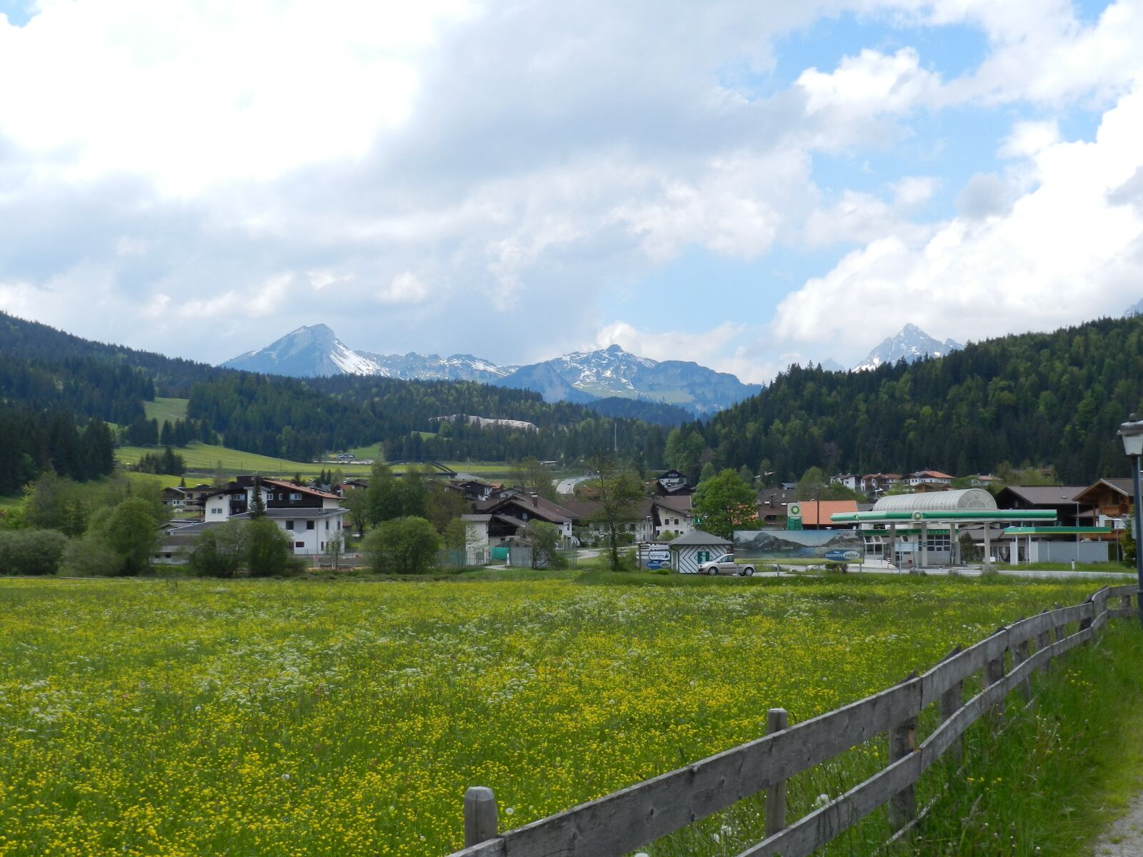 Nikon Coolpix P500 sample photo. Heiterwang, austria, zugspitz plateau photography