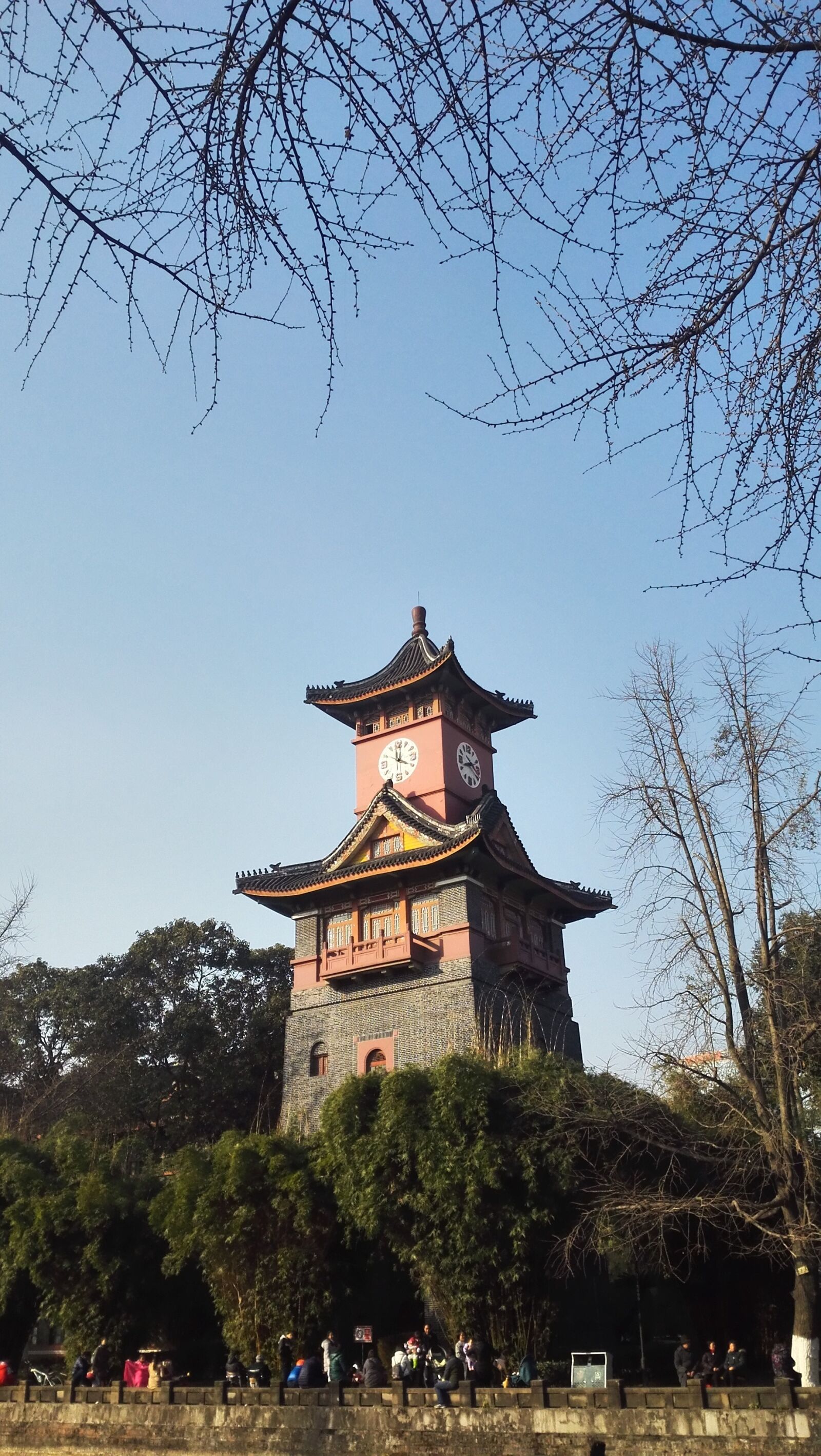 HUAWEI PE-TL20 sample photo. Sichuan university, building, tower photography