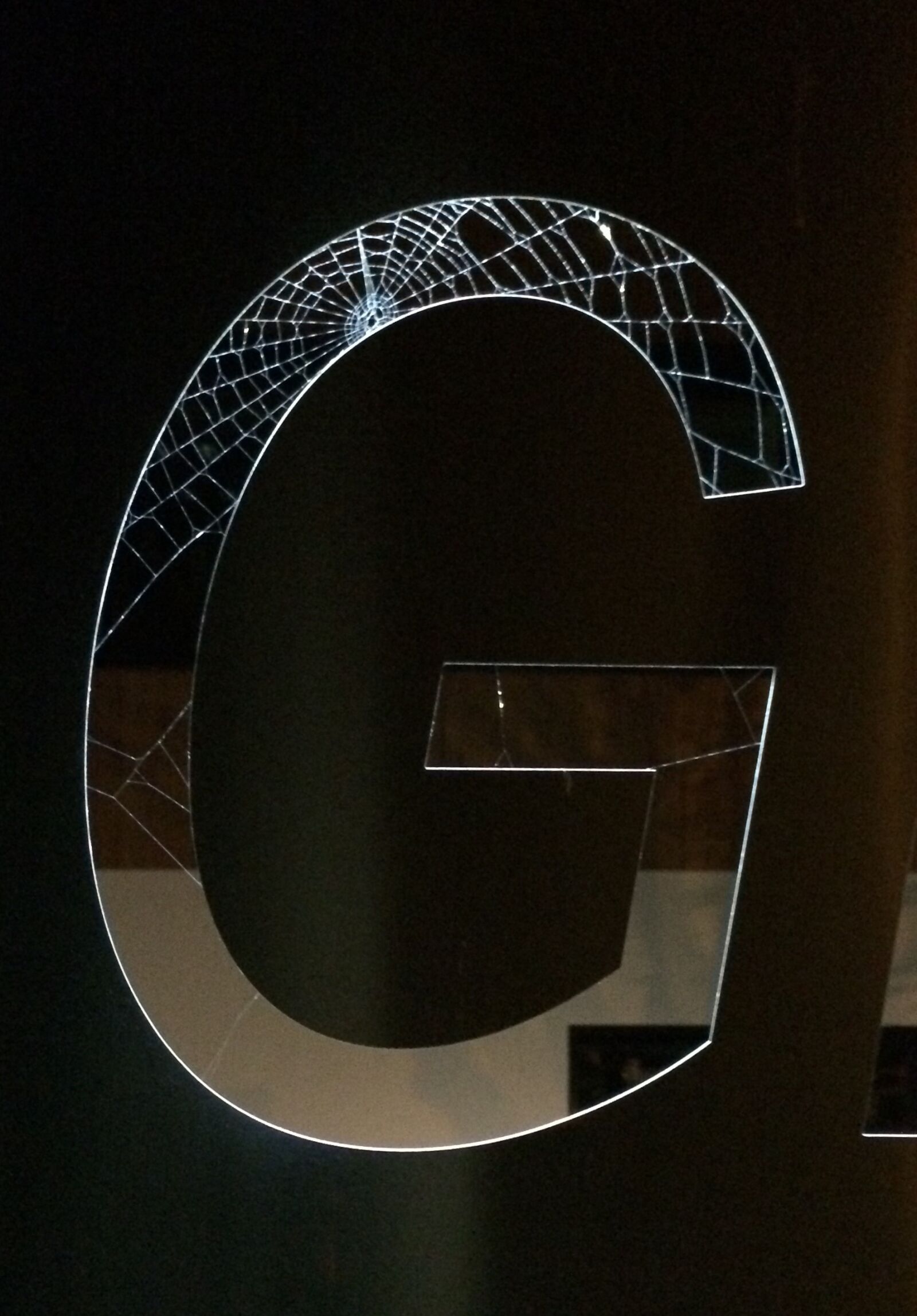 Apple iPhone 5s sample photo. Letter, cobweb, at night photography