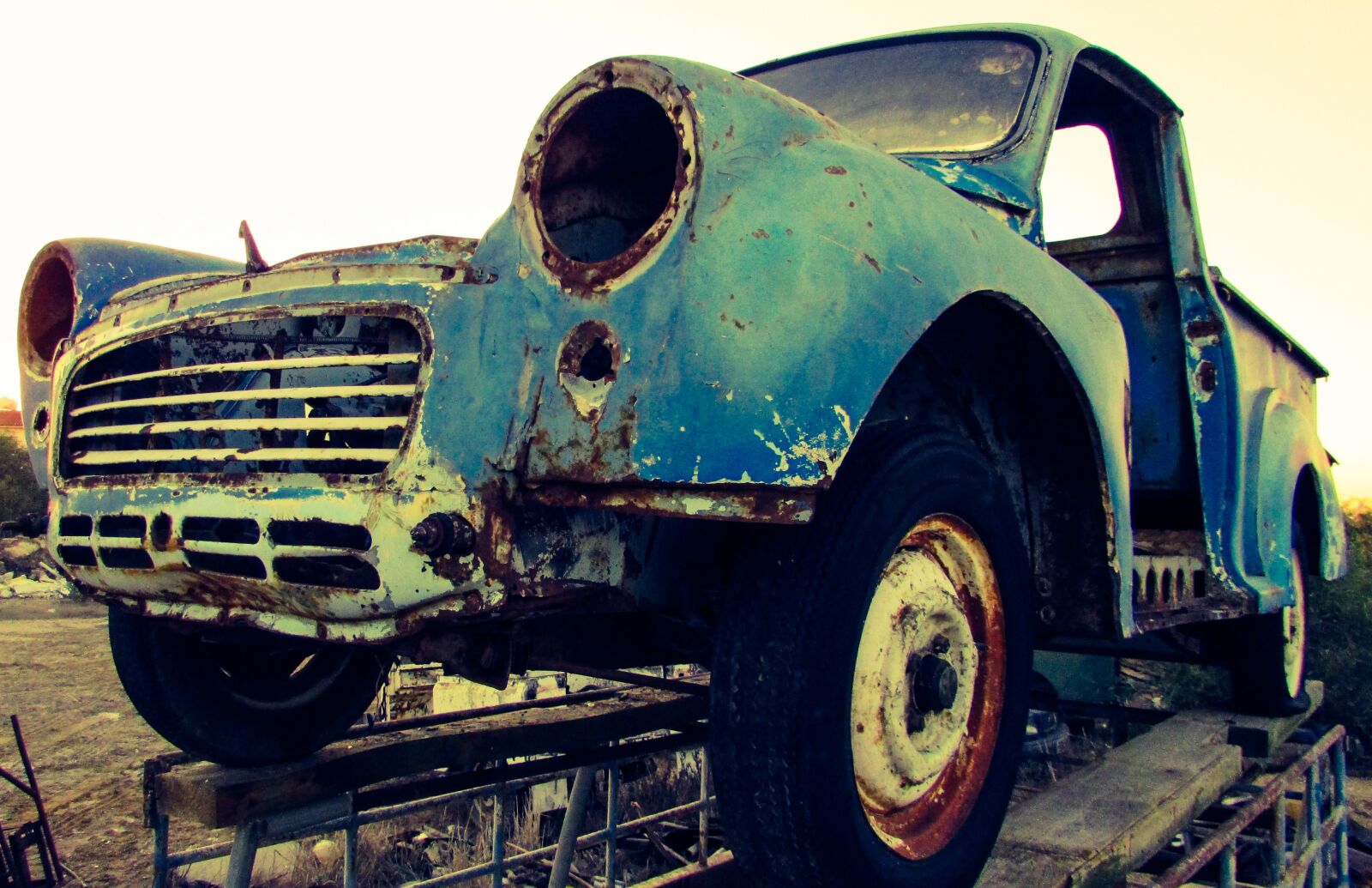 Canon PowerShot SX400 IS sample photo. Car, old, vehicle photography