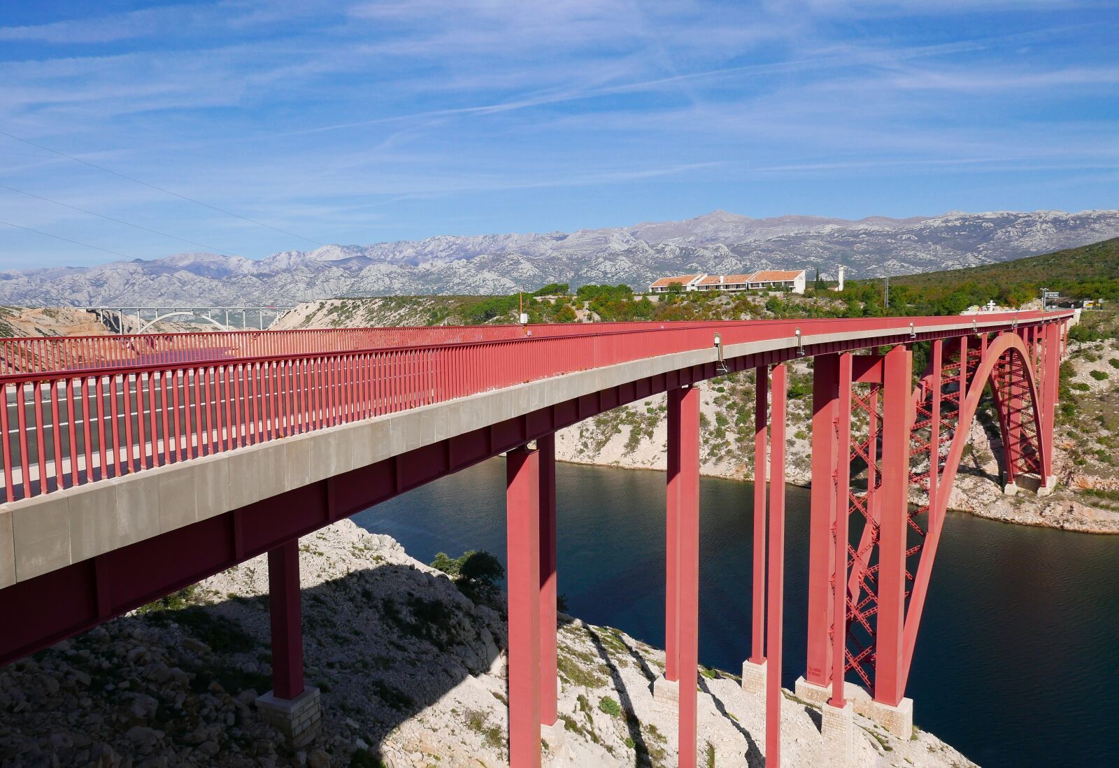 Panasonic Lumix DMC-LX100 sample photo. Maslenica, bridge, croatia photography