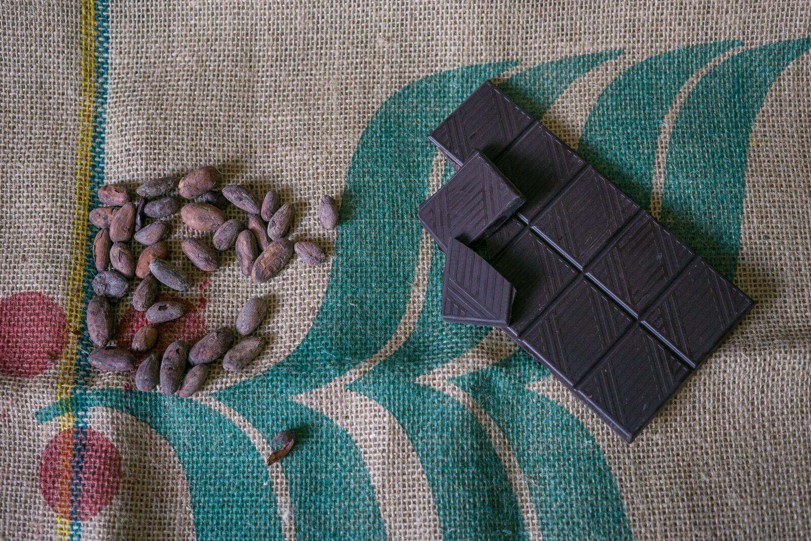 Sony a6000 + Sigma 30mm F2.8 EX DN sample photo. Chocolate, cocoa beans, cocoa photography