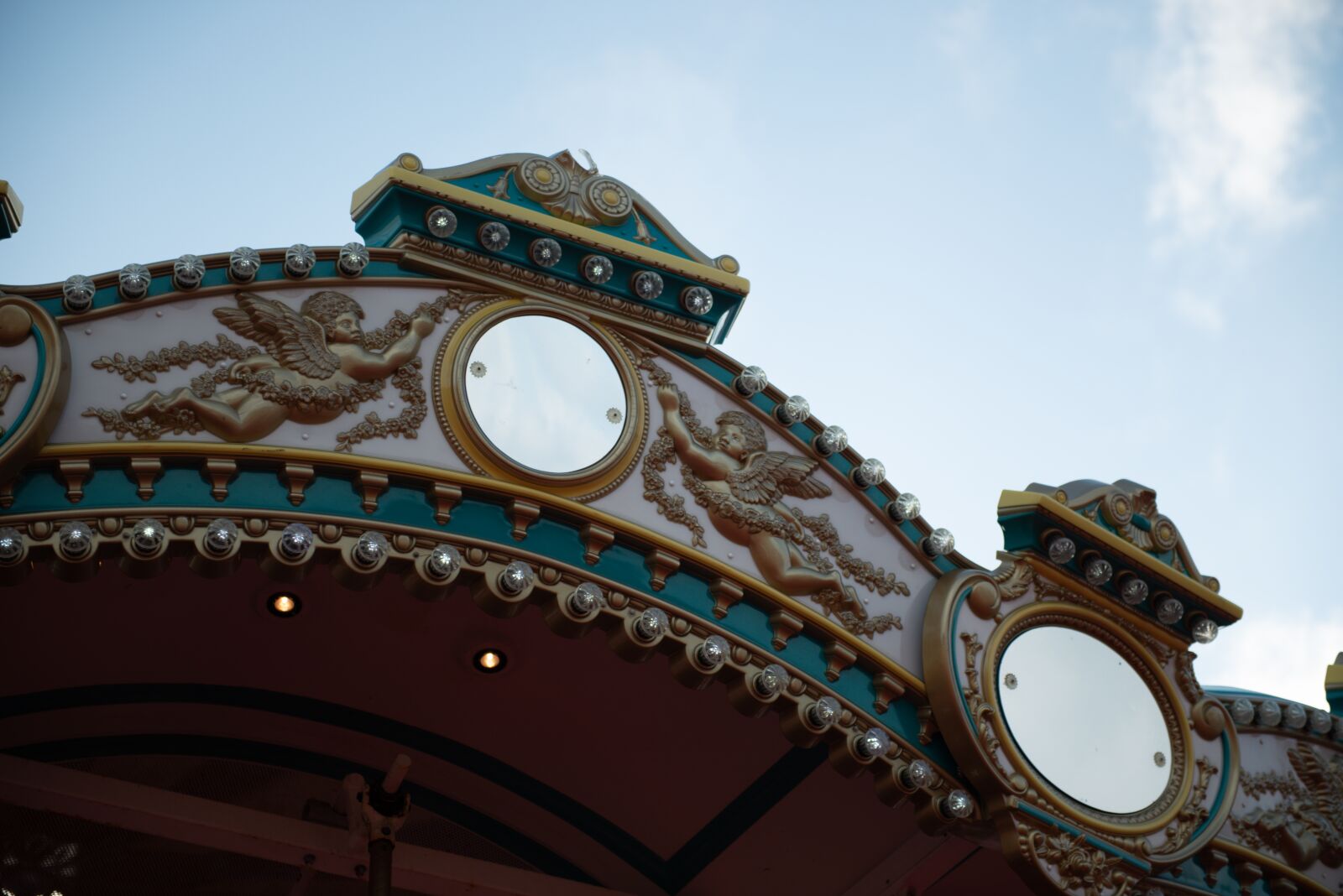 Nikon D800 sample photo. Carousel, merry-go-round, amusement park photography