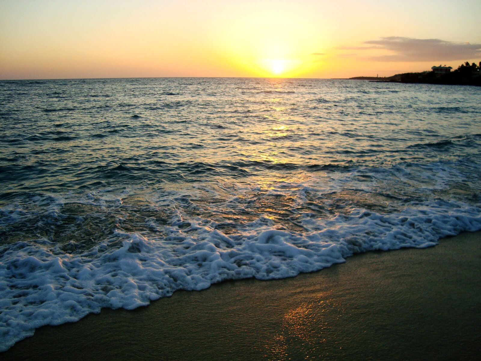 Sony Cyber-shot DSC-W110 sample photo. Beach, sunrise, sea photography