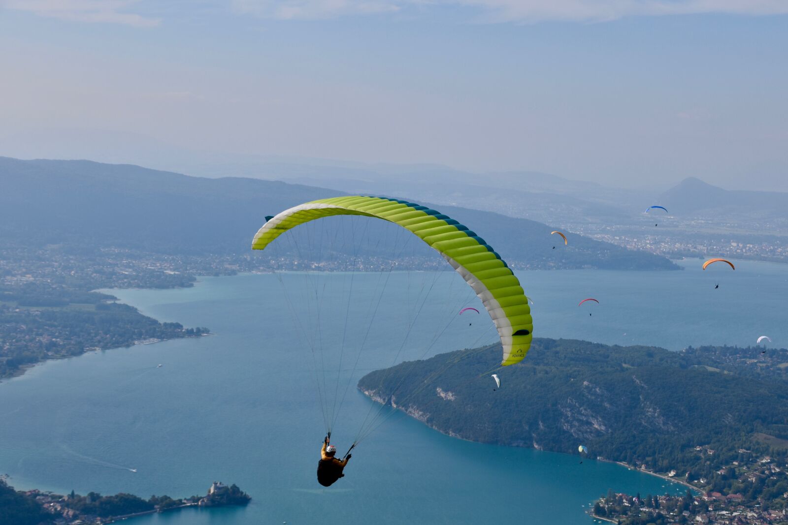 Nikon D5600 sample photo. Paragliding, paraglider, mountains photography