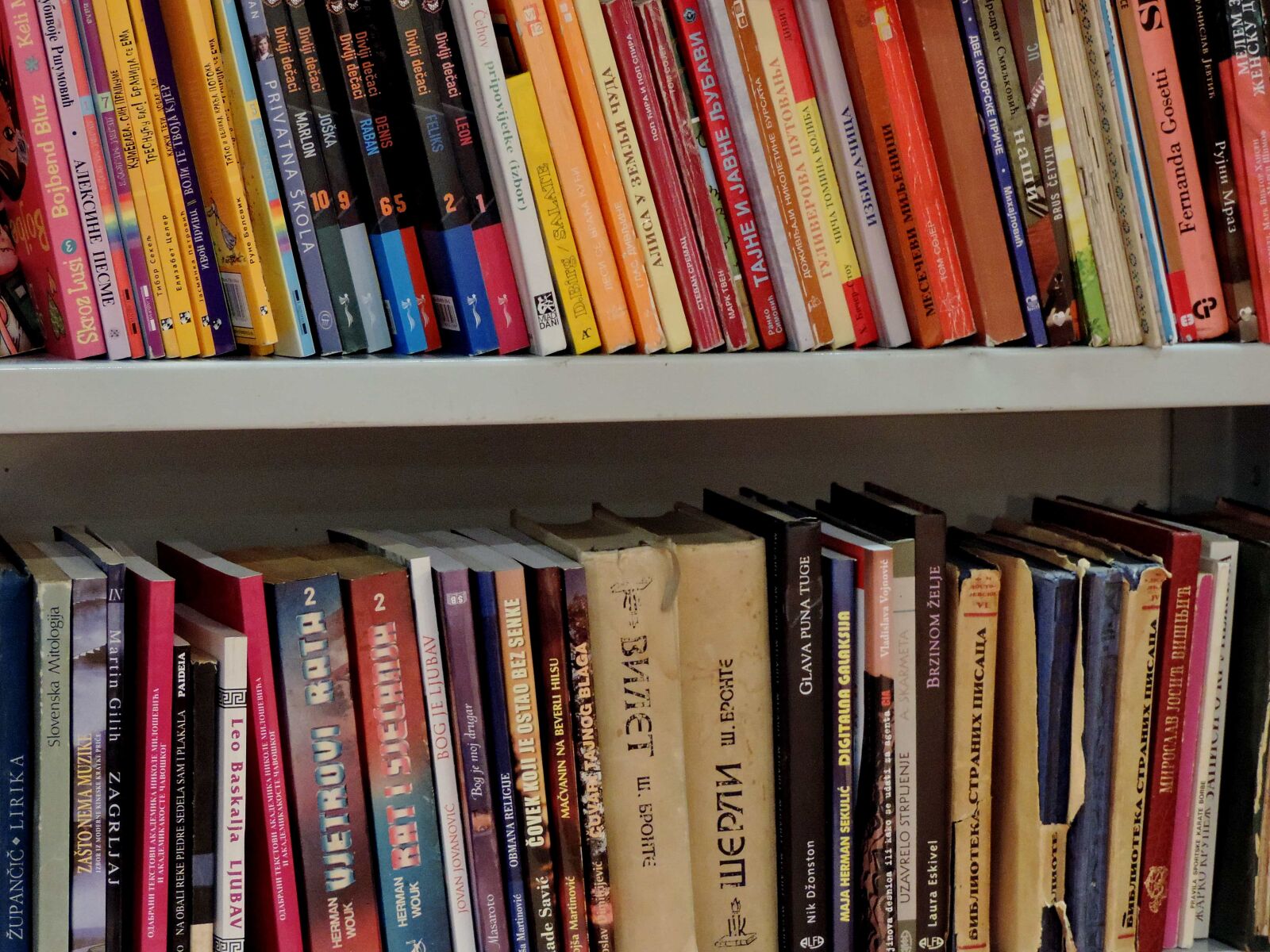 Nikon Coolpix P520 sample photo. Bookshelves, bookshop, bookstore, book photography