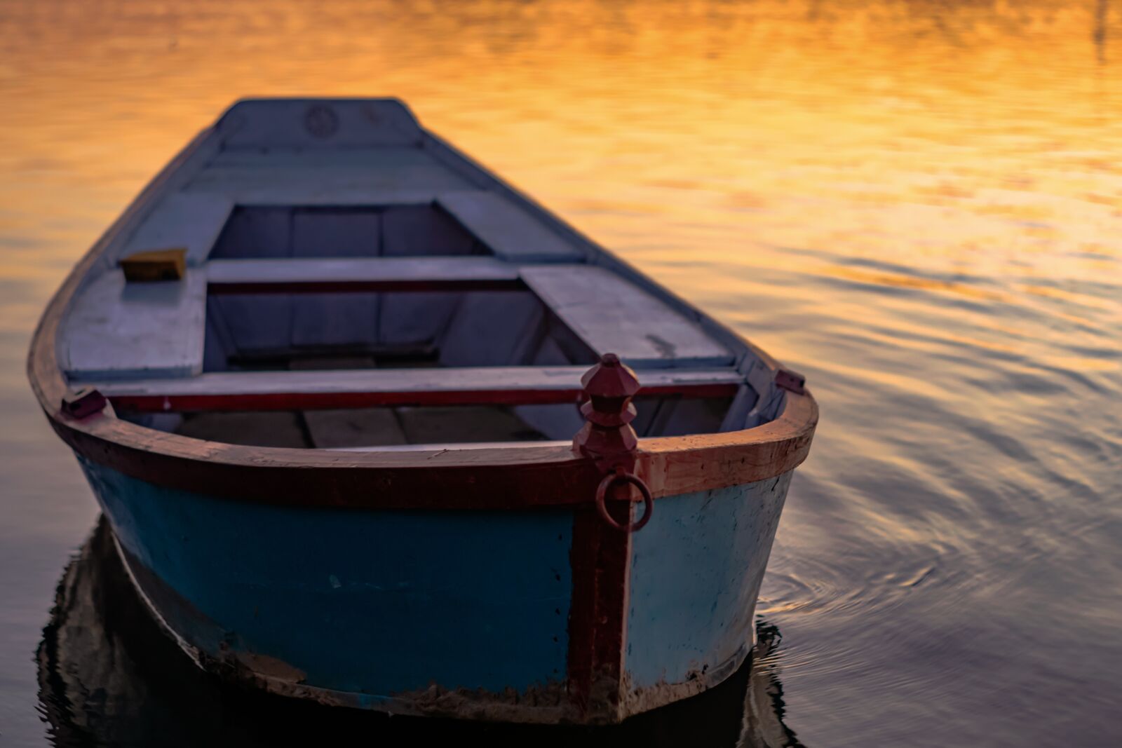 Nikon D5300 sample photo. Boat, sunset, reflection photography