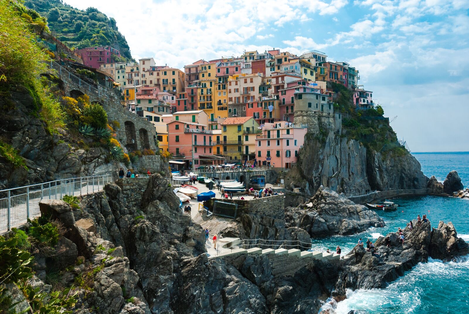 Nikon D80 sample photo. Cinque terre, the sun photography