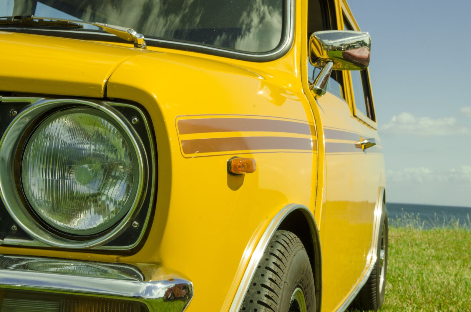 Nikon D7000 sample photo. Morris mini, car, cars photography