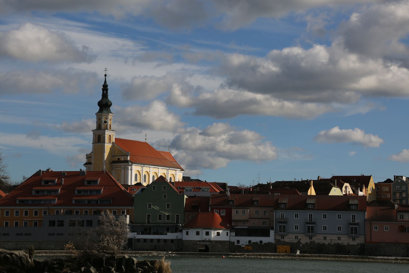 Canon EF 24-105mm F4L IS USM sample photo. Church, clouds, sky photography