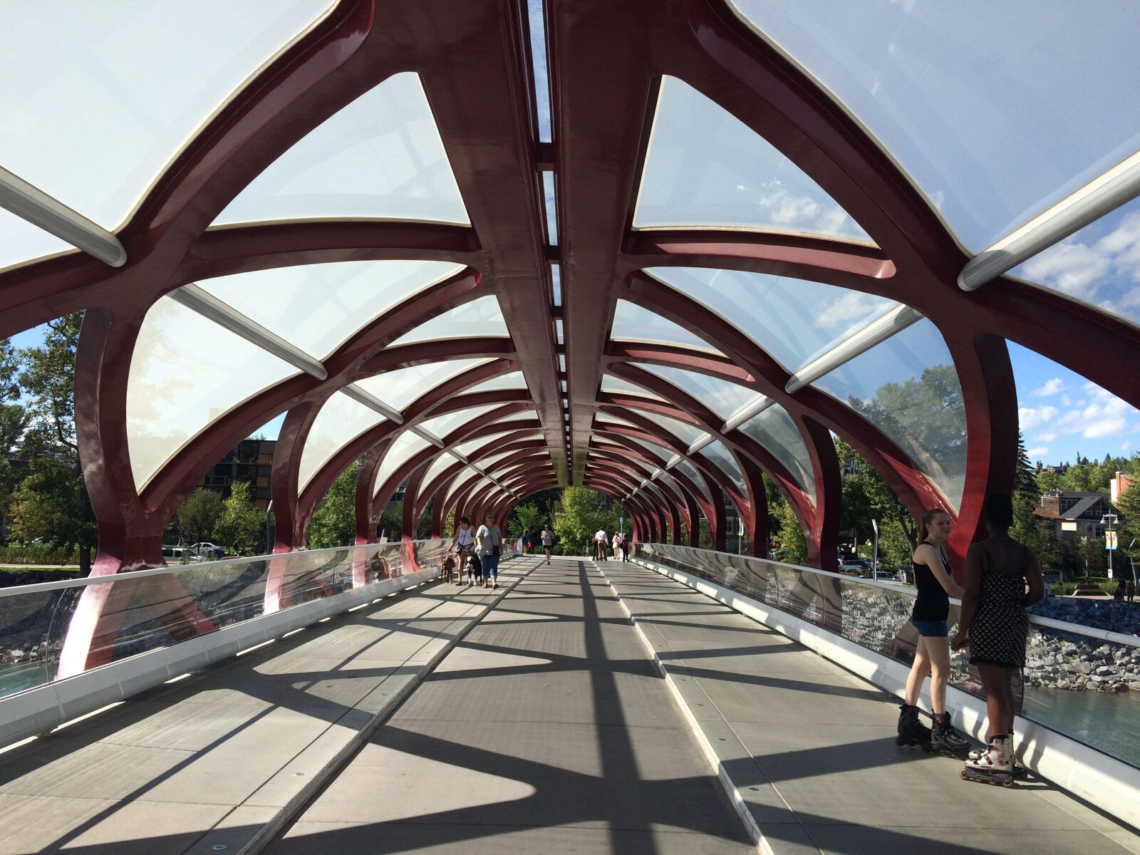 iPhone 5s back camera 4.15mm f/2.2 sample photo. Calgary, alberta, bridge photography