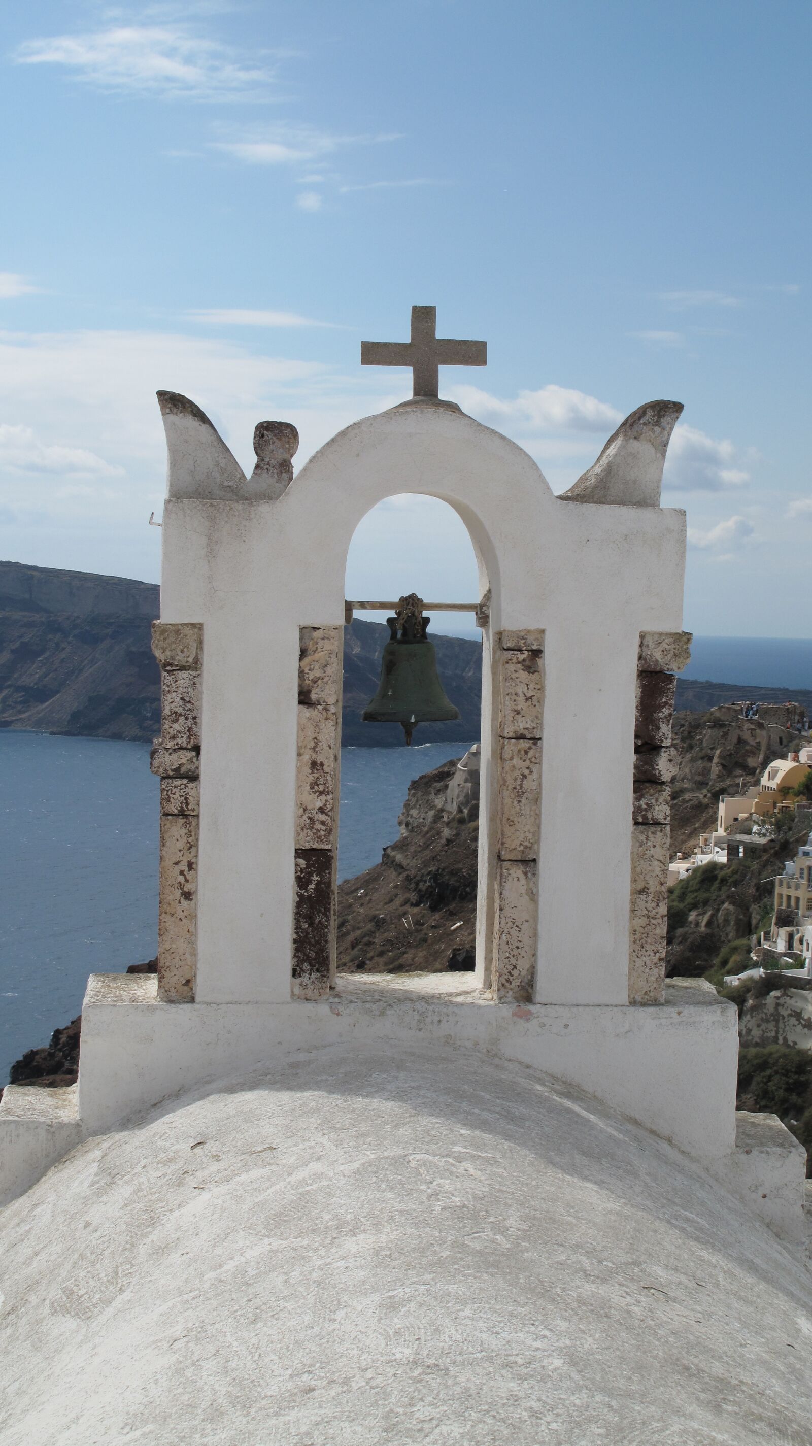 Canon PowerShot G10 sample photo. Santorini, church, archway photography