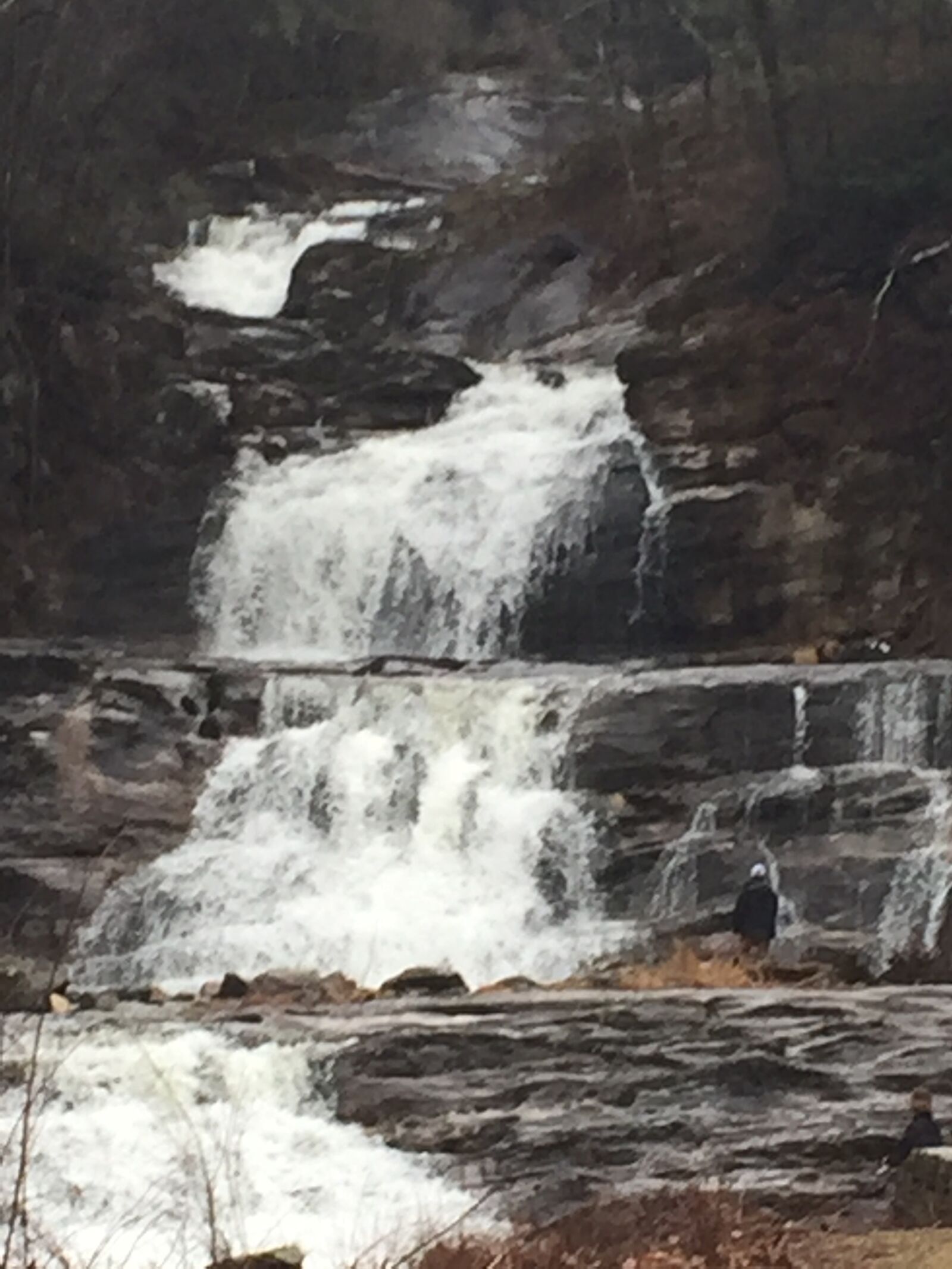 iPhone 6 back camera 4.15mm f/2.2 sample photo. Waterfall, nature, stream photography