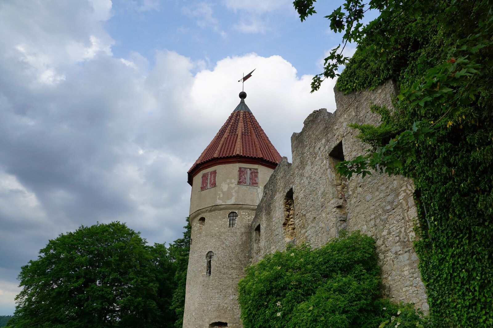 Sony ILCA-77M2 + Sony DT 16-50mm F2.8 SSM sample photo. Tuttlingen, honing mountain, ruin photography